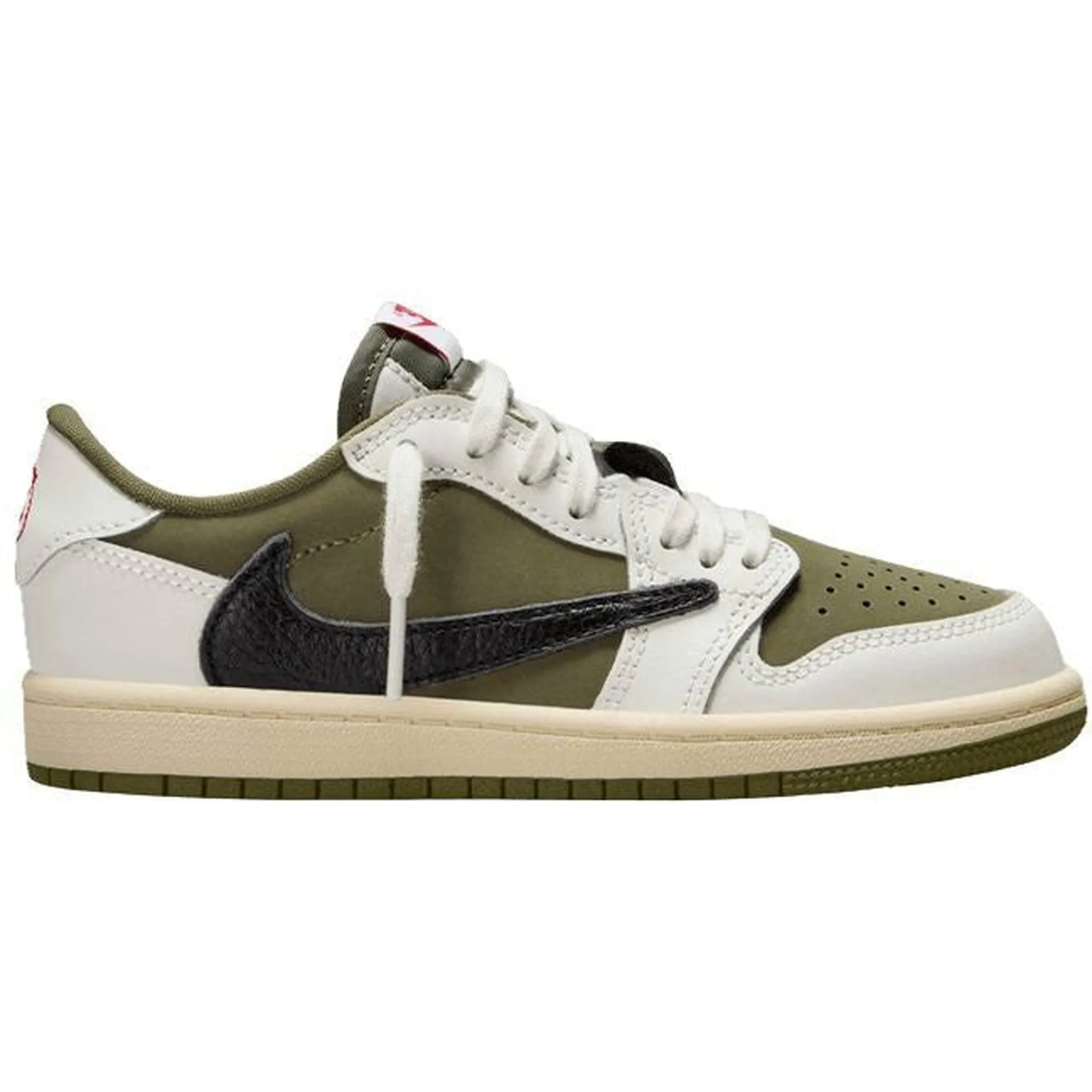 Jordan 1 Retro Low OG SP Travis Scott Medium Olive (PS) Slim Silhouette