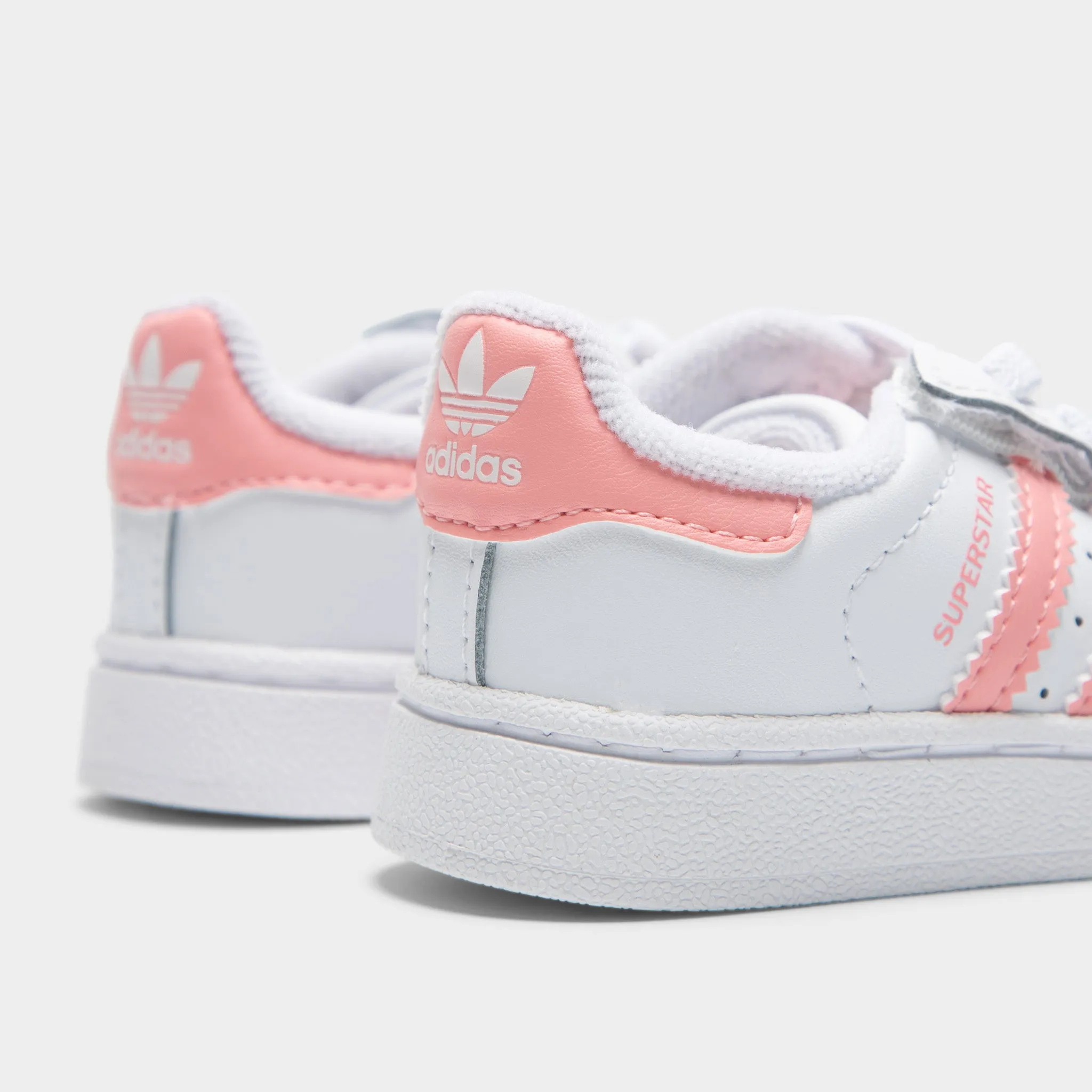 adidas Infants' Superstar II White / Pink Molded Insole Action Ready