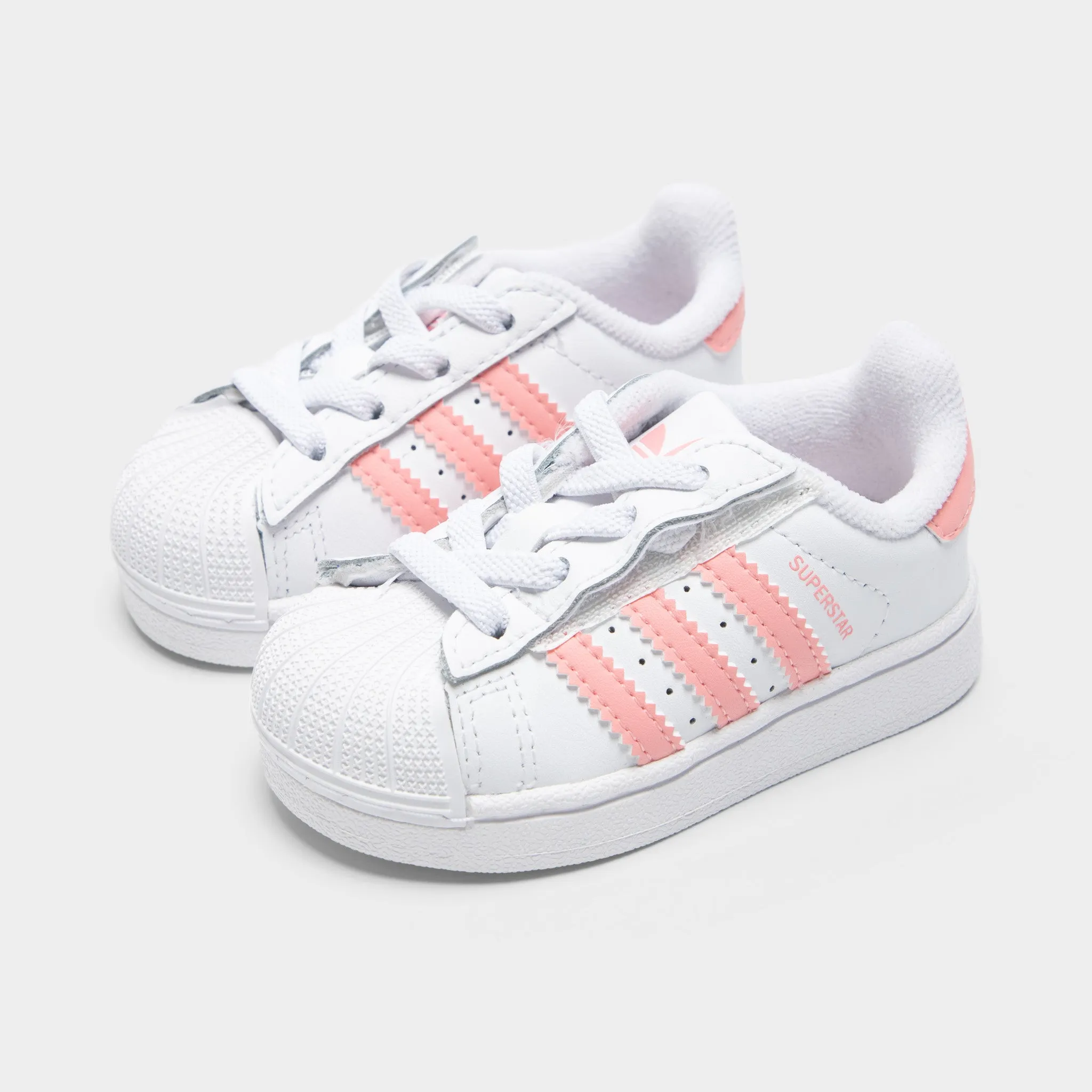 adidas Infants' Superstar II White / Pink Sturdy Build Durable