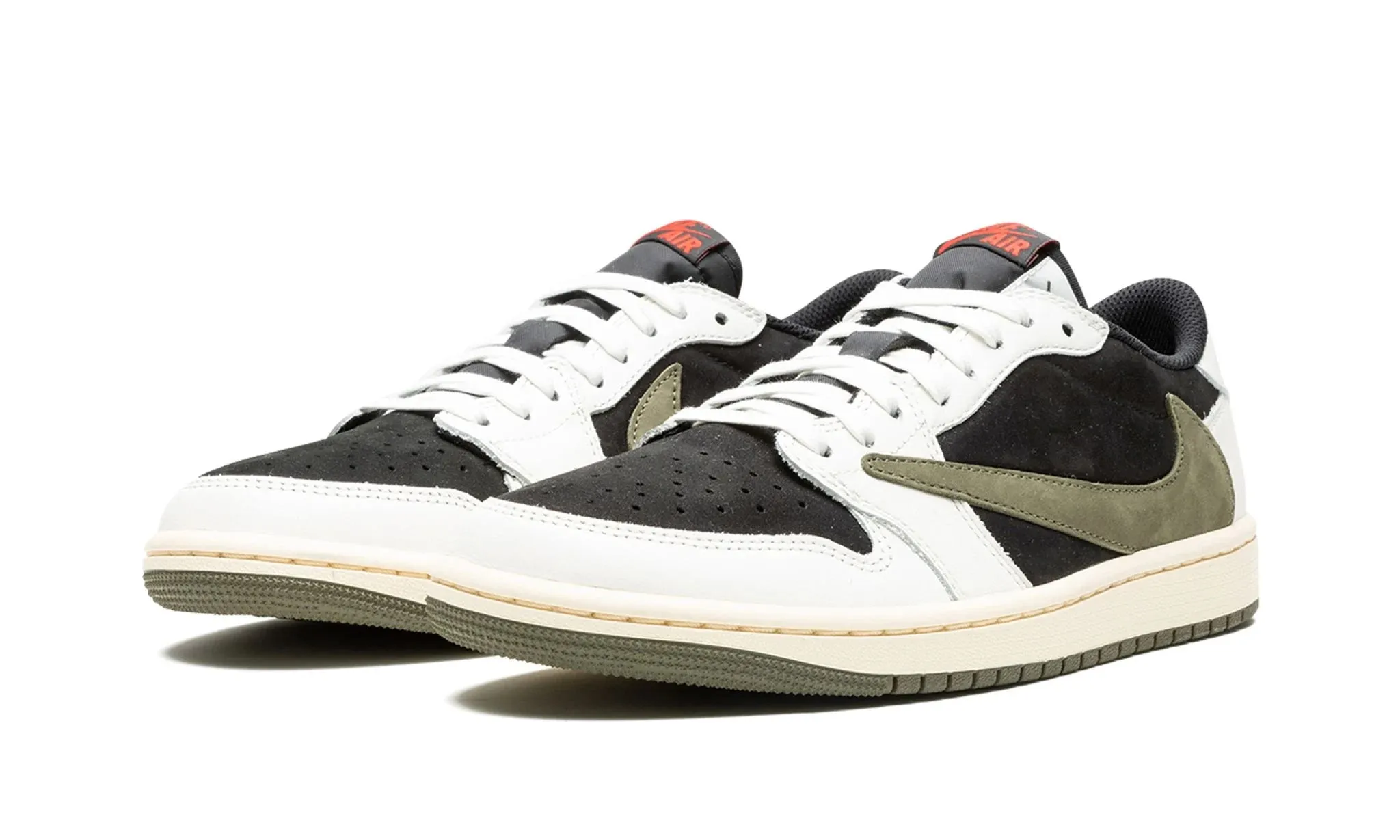 Soft Tone Wmns Air Jordan 1 low x Travis Scott Olive