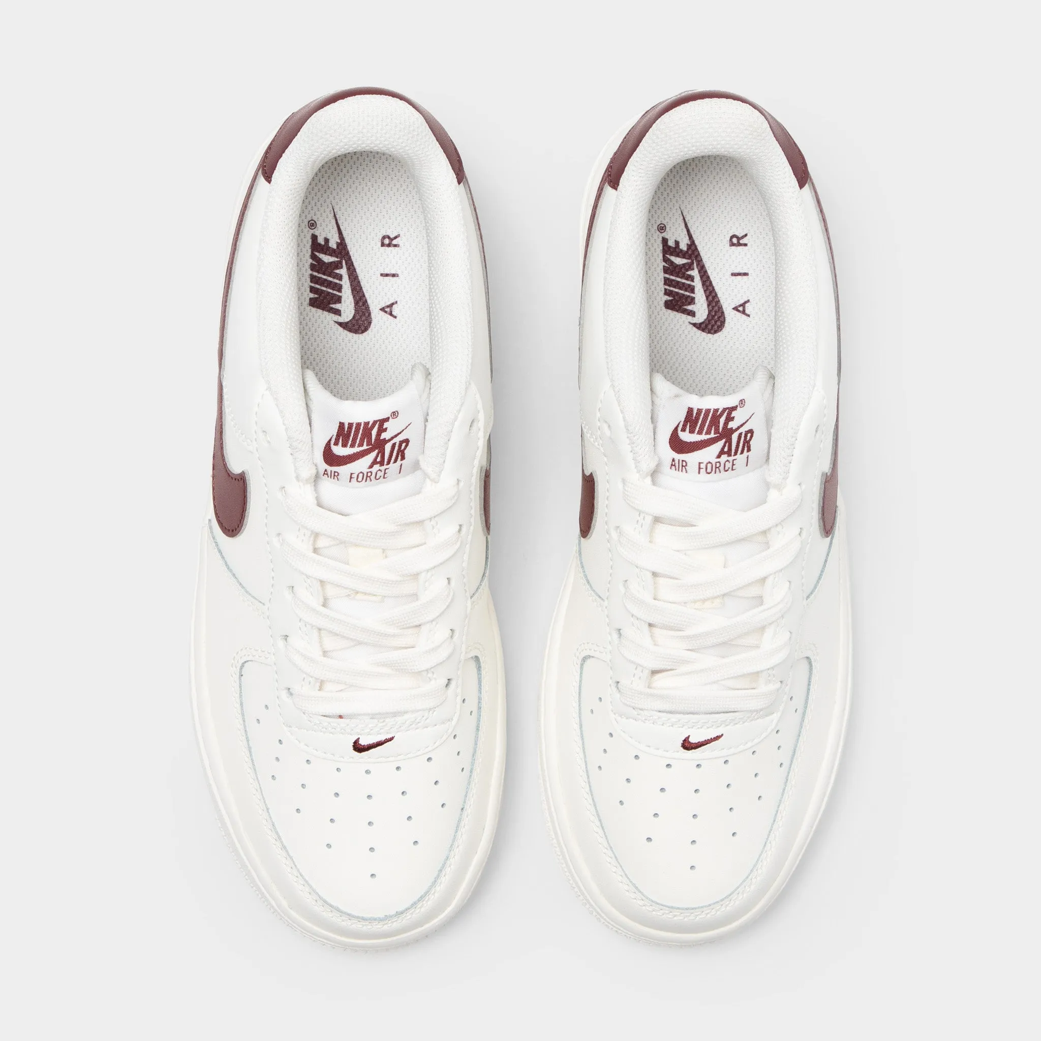 Nike Air Force 1 GS Sail / Dark Team Red play time