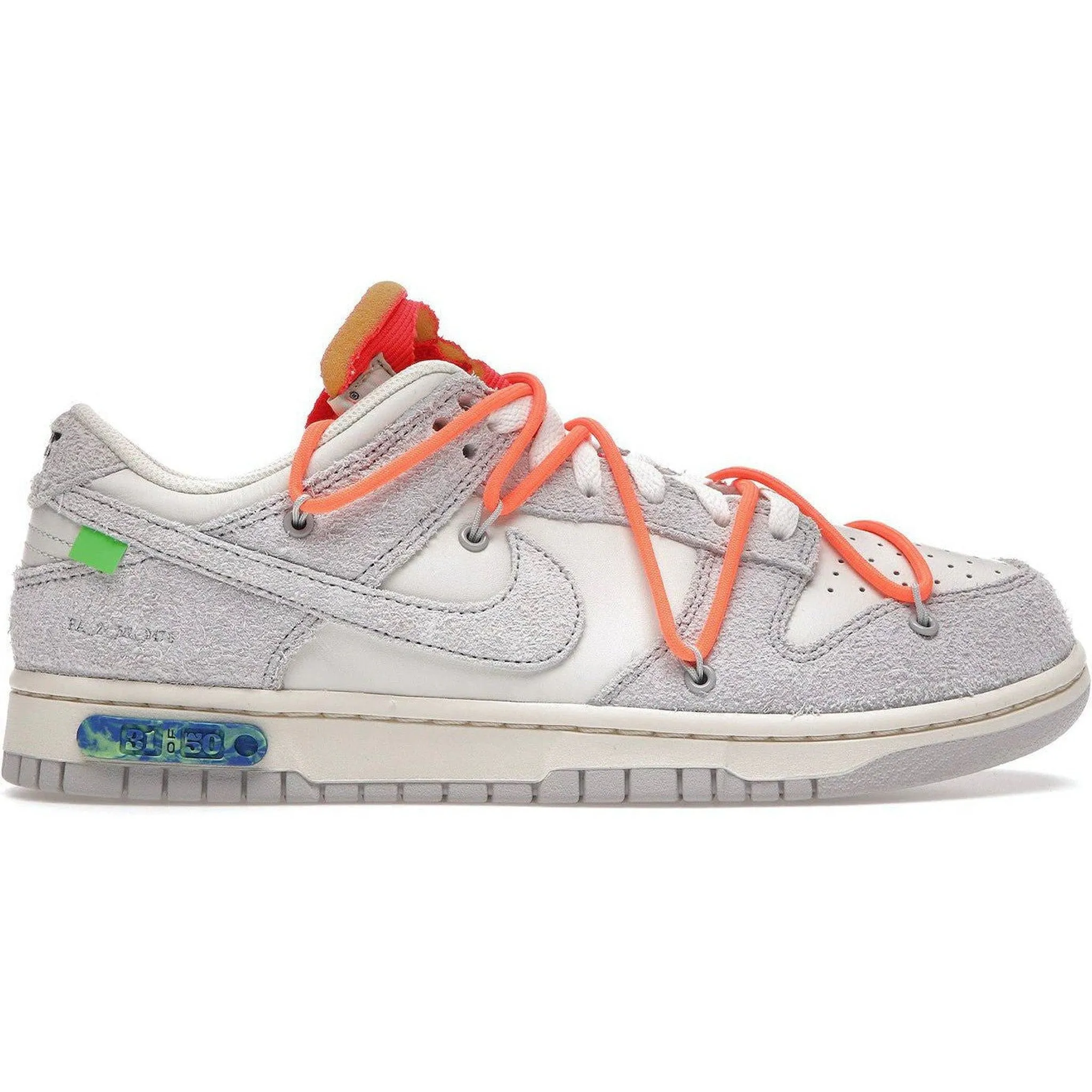 Solid design Zip Design Nike Dunk Low Off-White Lot 31