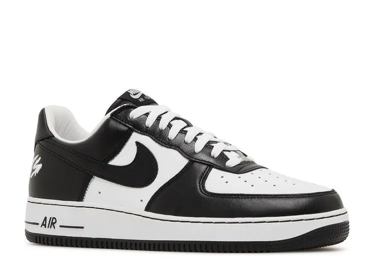 Nike Air Force 1 Low QS Terror Squad Black White Lean Design Velcro   closure