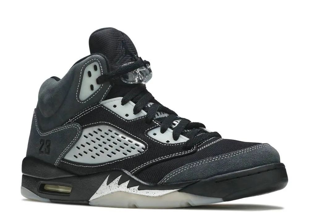 Air Jordan 5 Retro Anthracite Soft Detail Cozy Lining
