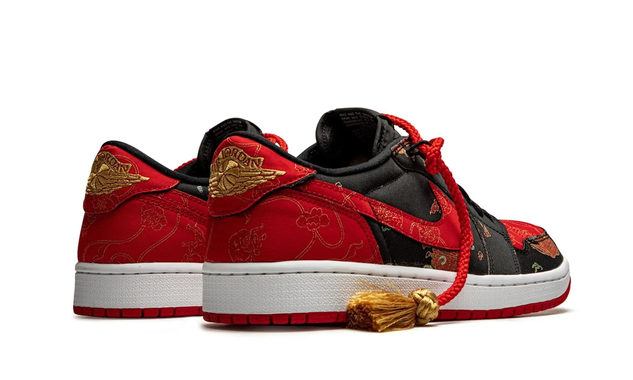 Air Jordan 1 Low OG Chinese New Year 2021 Lace Tie Step Free