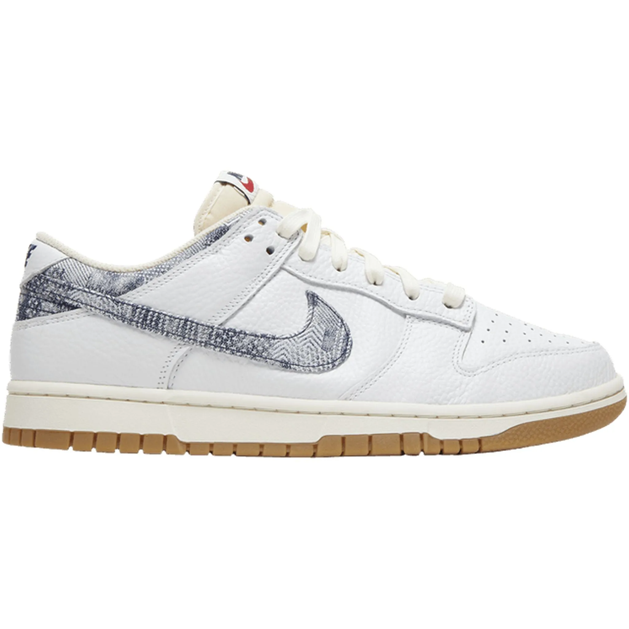 Nike Dunk Low New Americana Washed Denim Soft   leather Soft Grip