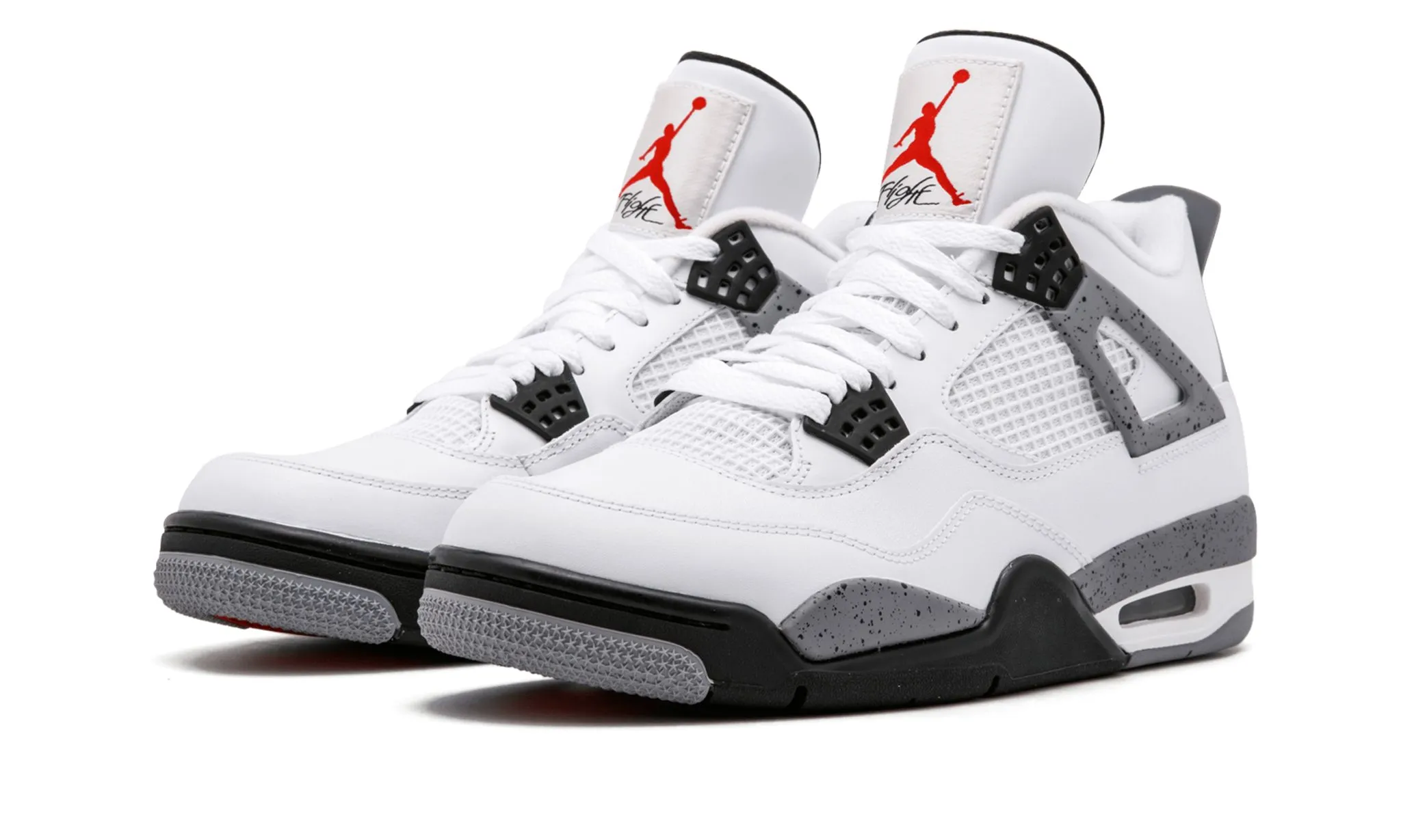 Gentle Motion Air Jordan 4 Retro White Cement
