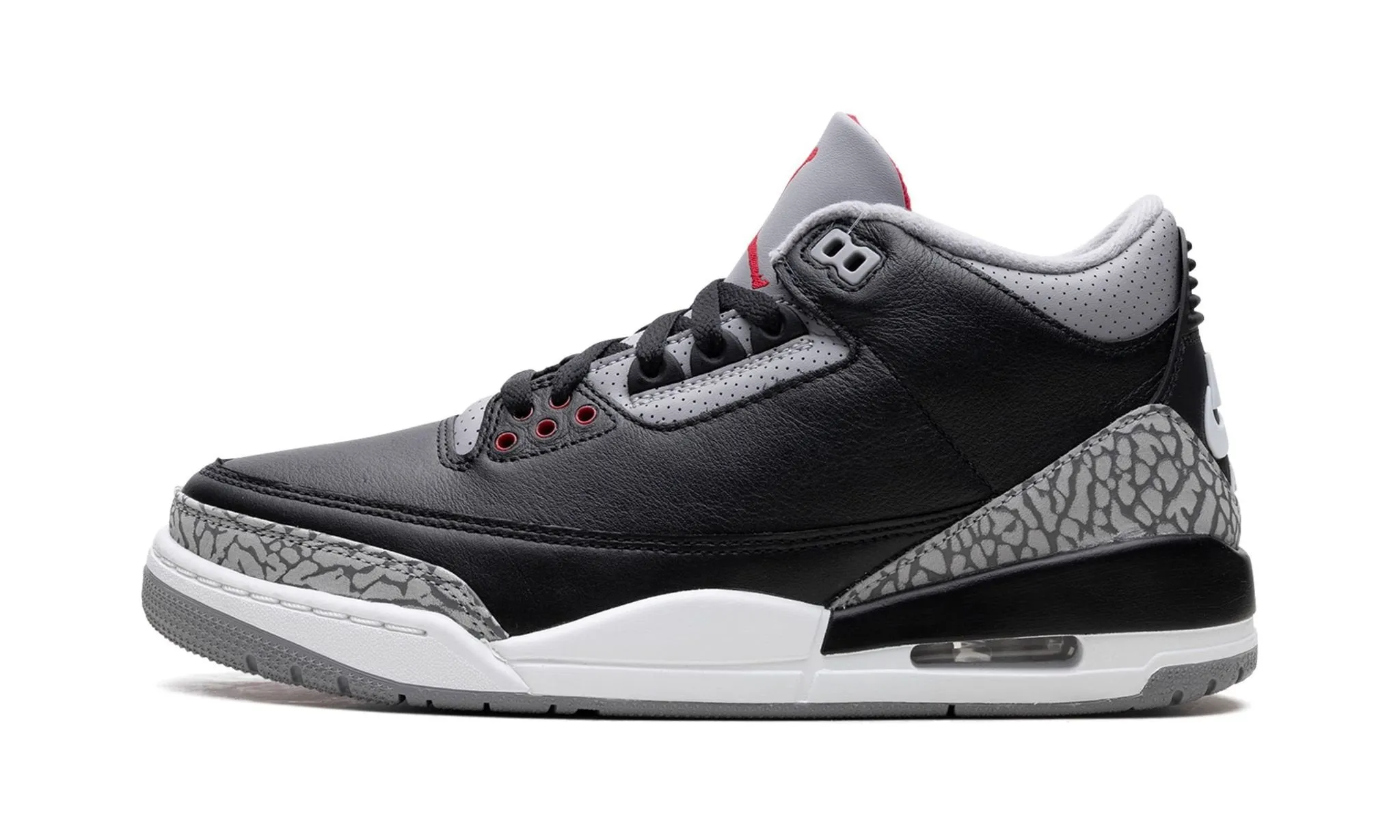 Midday Step Carefree Day Air Jordan 3 Retro OG 'Black Cement' 2024