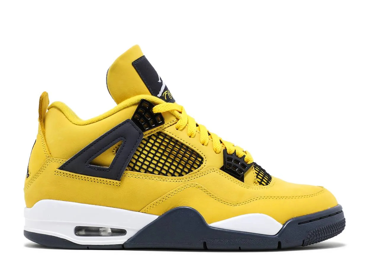 Moisture control Strong Grip Air Jordan 4 Retro Lightning