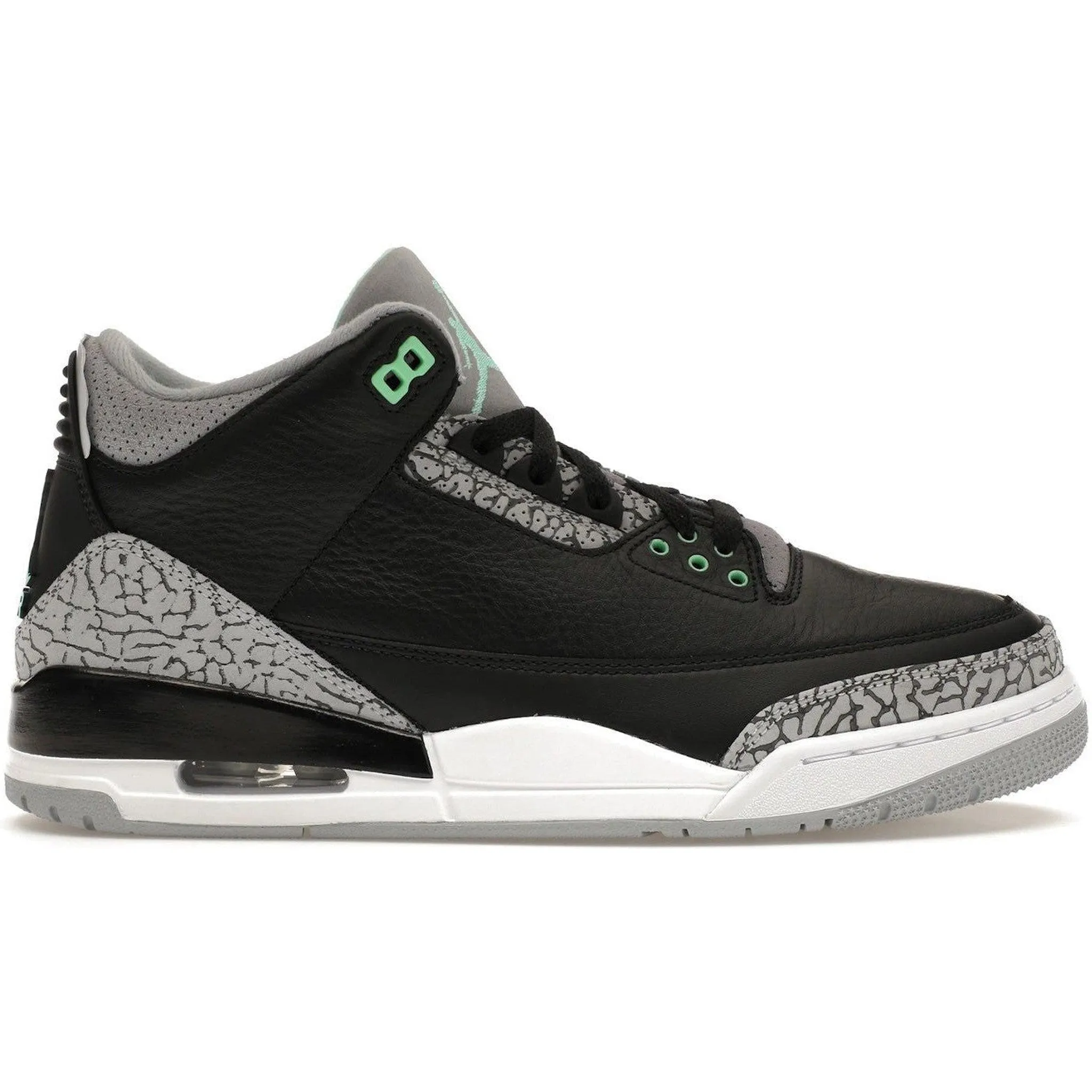 Jordan 3 Retro Green Glow Match Ready Soft Pace