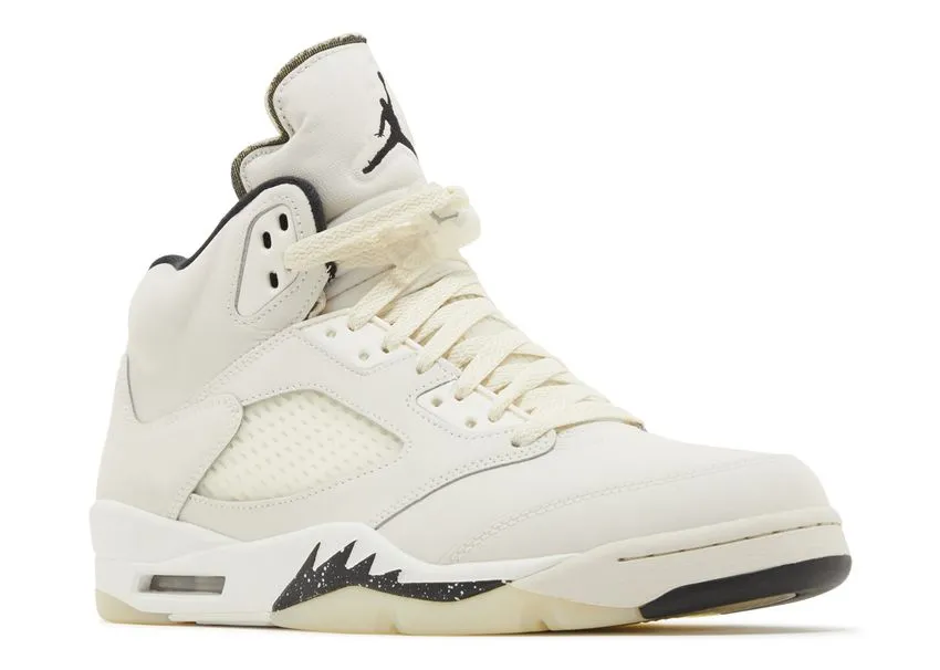 Air Jordan 5 Retro SE Sail Comfortable Arch Support Shell Walk