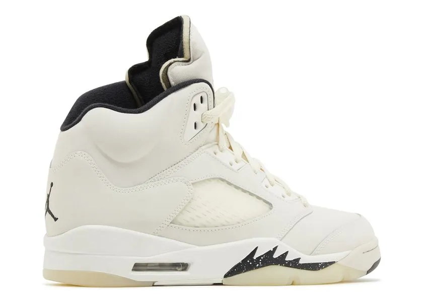 Air Jordan 5 Retro SE Sail Jogging Ease Sock Friendly
