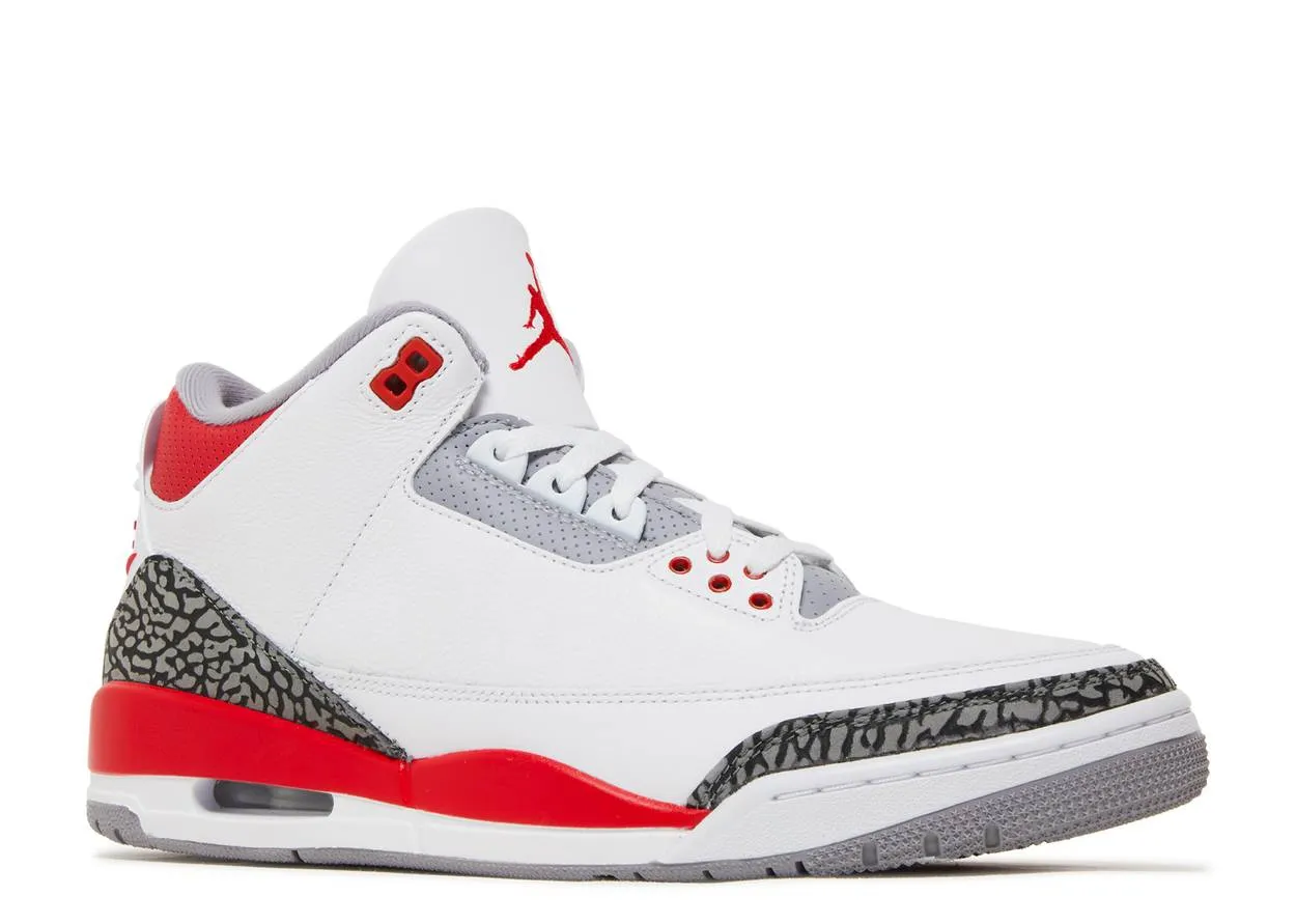 Air Jordan 3 Retro Fire Red All terrain Match Ready