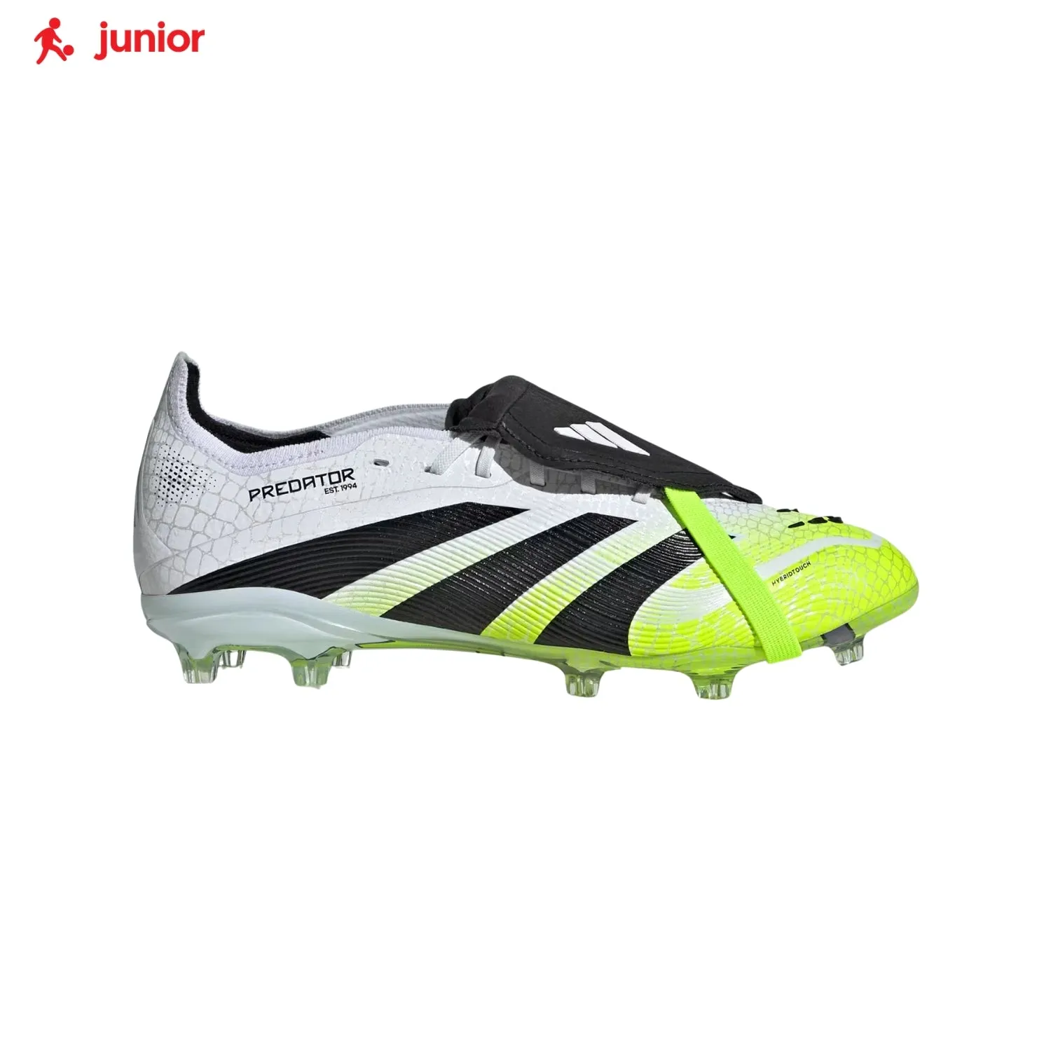 adidas Junior Predator Elite Fold-Over Tongue Firm Ground Cleats Stud Pattern Attack Mode