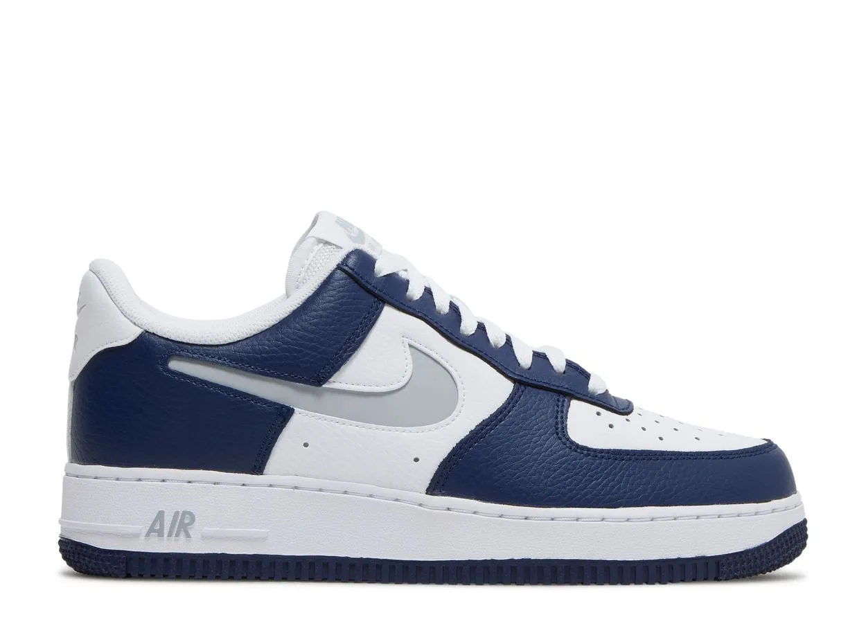 Comfort   padding Nike Air Force 1 Low White Navy Grey