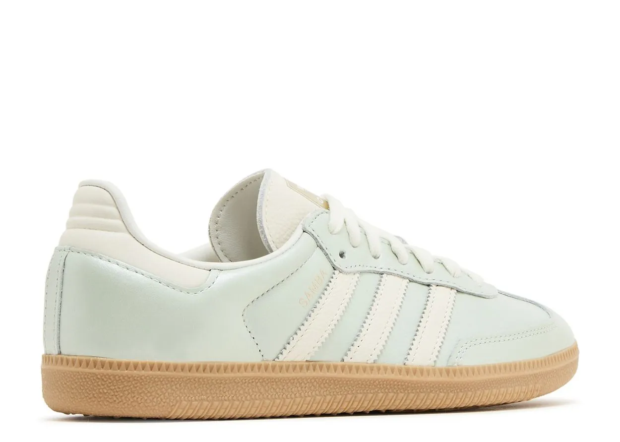 Adidas Samba OG Linen Green Metallic No Breakin Ride Friendly