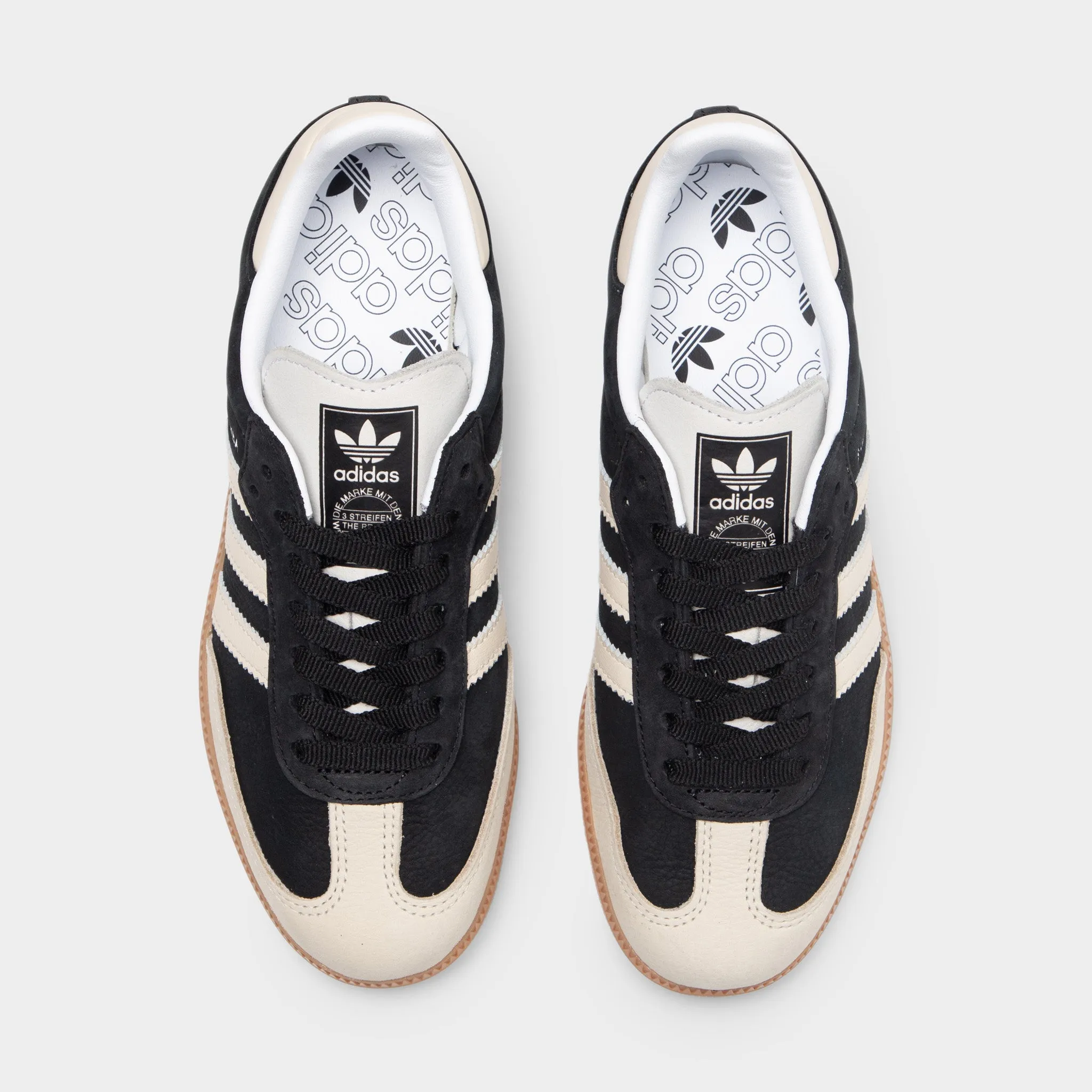 lightweight fabric Dust Free adidas Women's Samba OG Core Black / Wonder White - Silver Met.