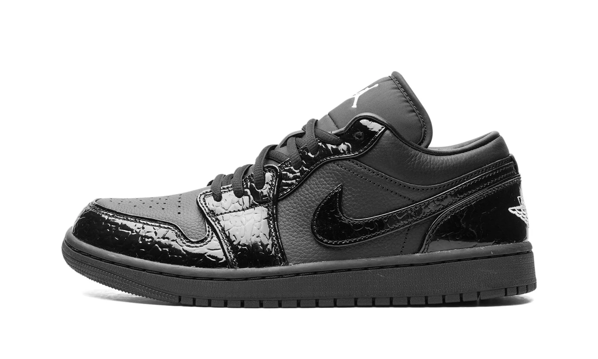 Mesh Wmns Air Jordan 1 Low SE 'Black Croc'