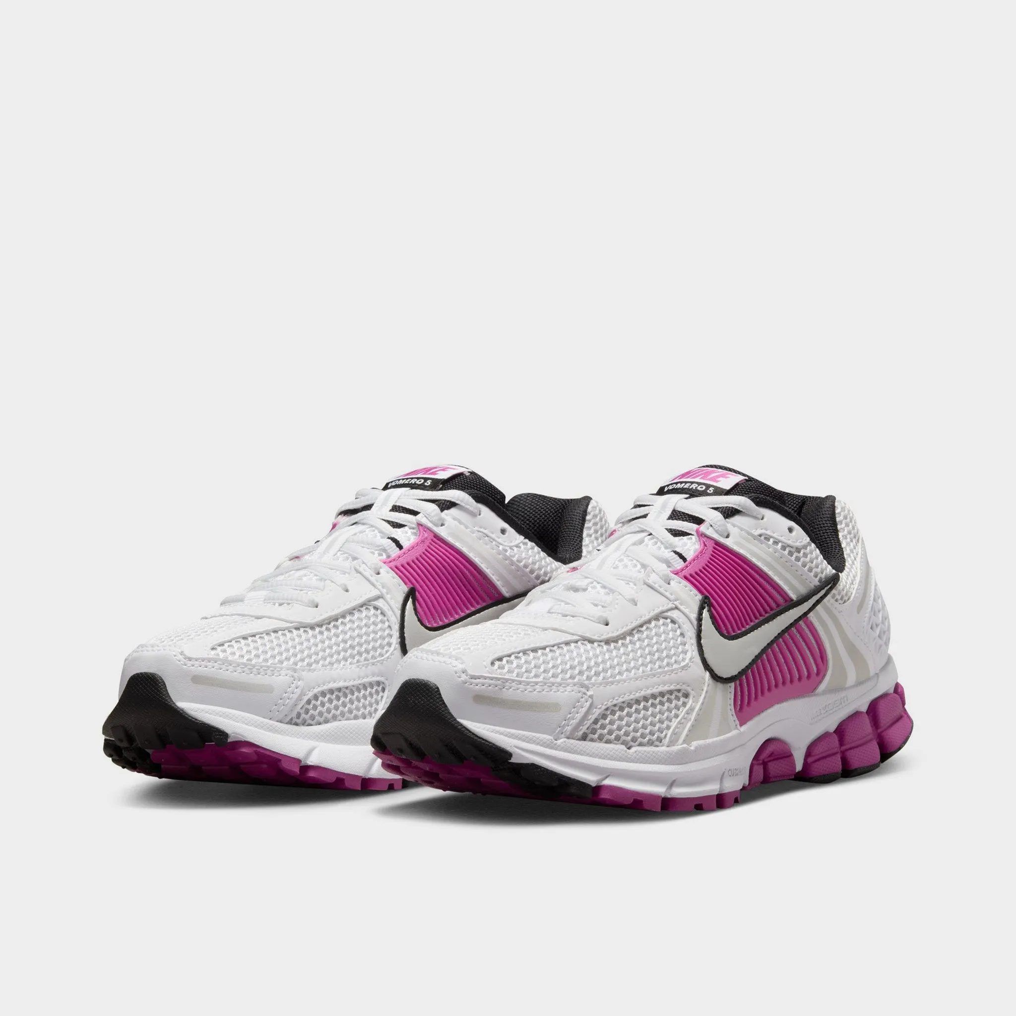 custom - fit running option Total Flex Nike Women's Zoom Vomero 5 White / Metallic Platinum - Pure Platinum