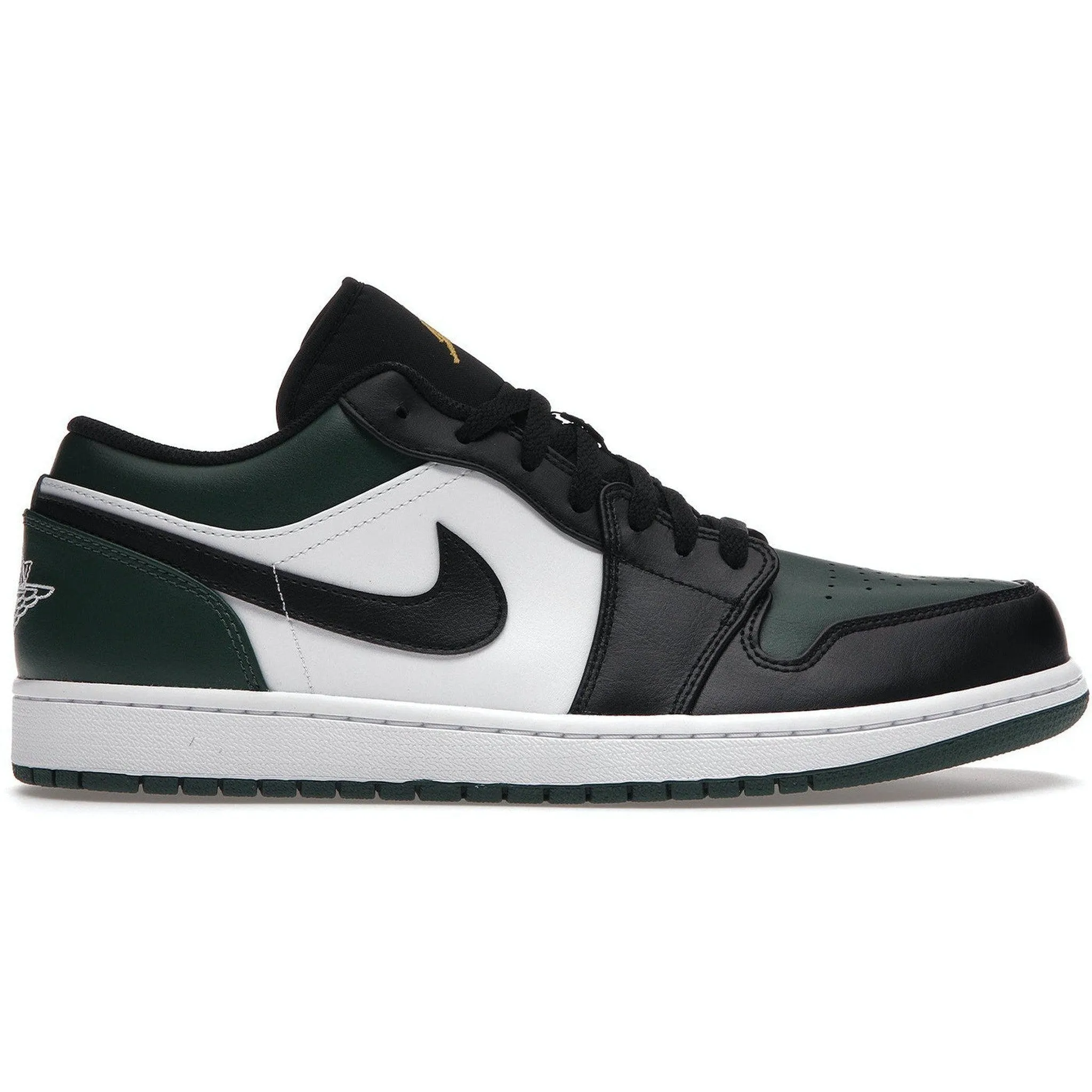 Classic Style Stair Climb Jordan 1 Low Green Toe
