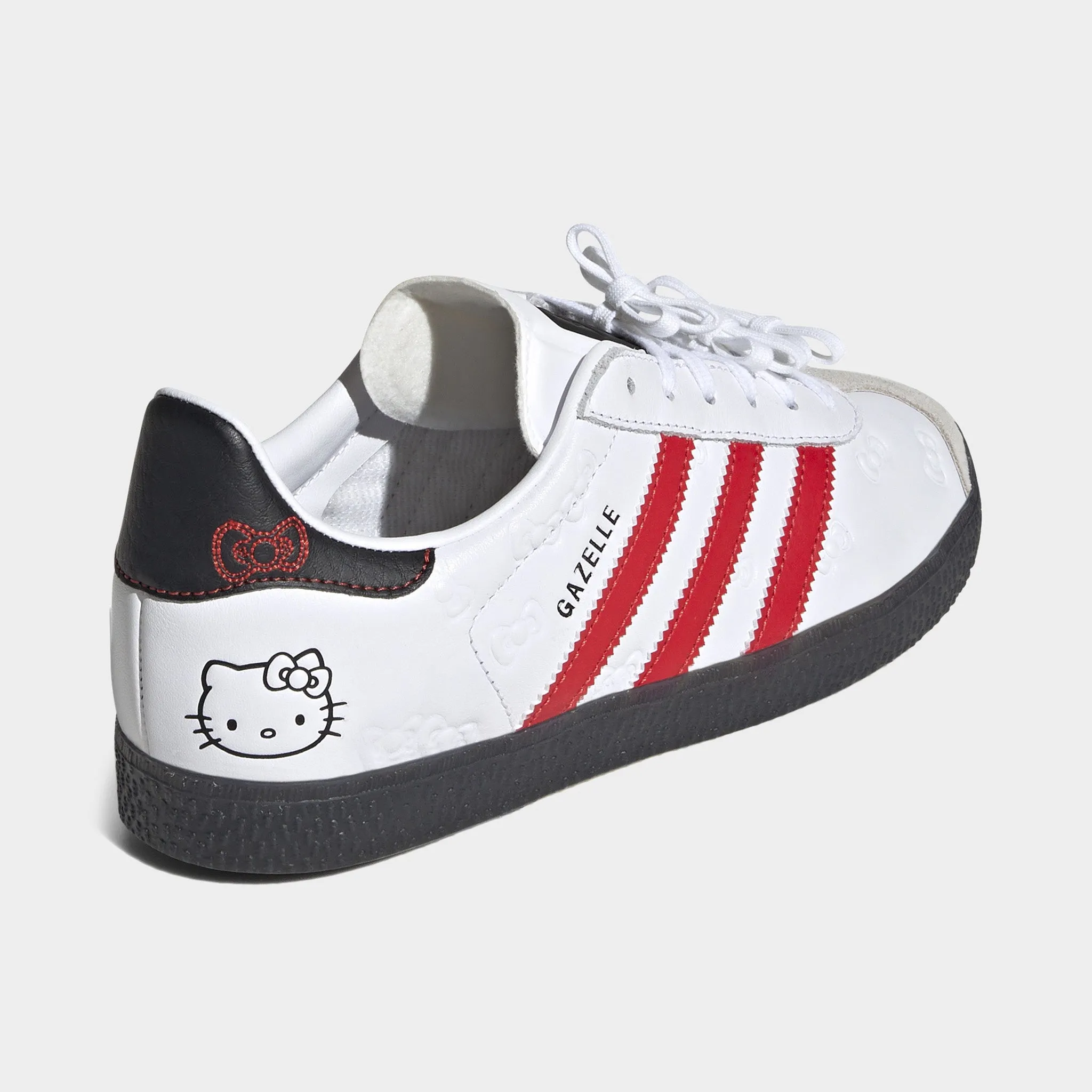 adidas x Hello Kitty Juniors' Gazelle White / Red Play Mode Strong Grip
