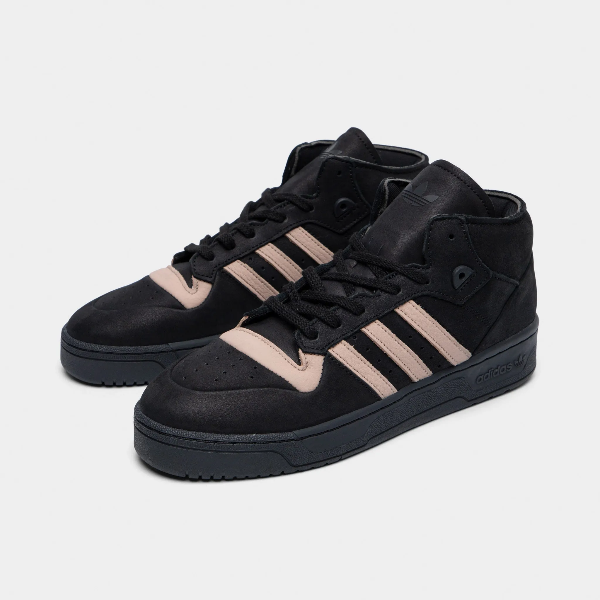 Sky Blue adidas Originals Rivalry Mid 001 Core Black / Ash Pearl - Core Black
