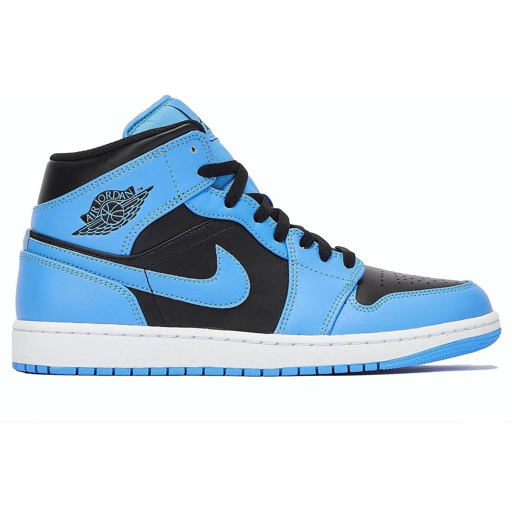 Minimalist Style Jordan 1 Mid University Blue Black