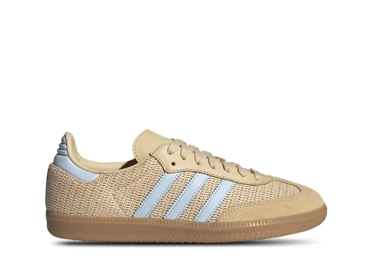 Adidas Samba OG Sanda Strata Sky Tint Neutral Look Anti Slip Sole