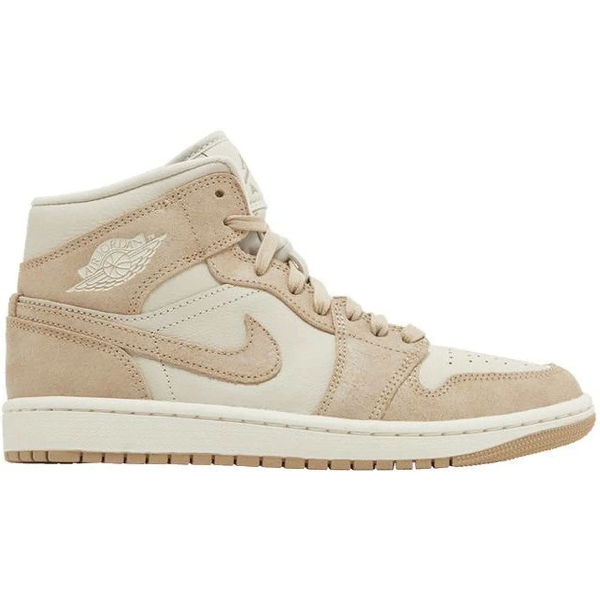 Jordan 1 Mid SE Legend Light Brown (Women's) Urban Commute foldable