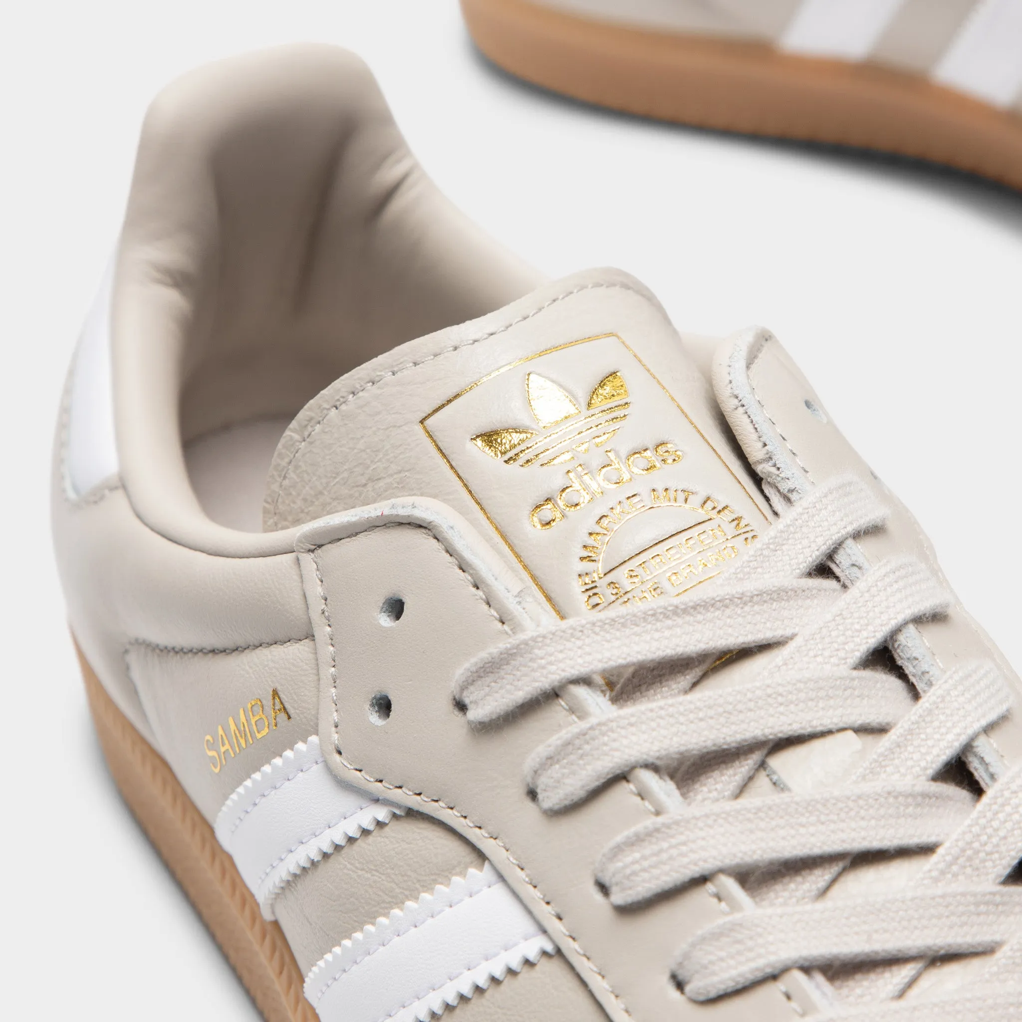 Adidas Samba OG Alluminum / White - Gum Stable