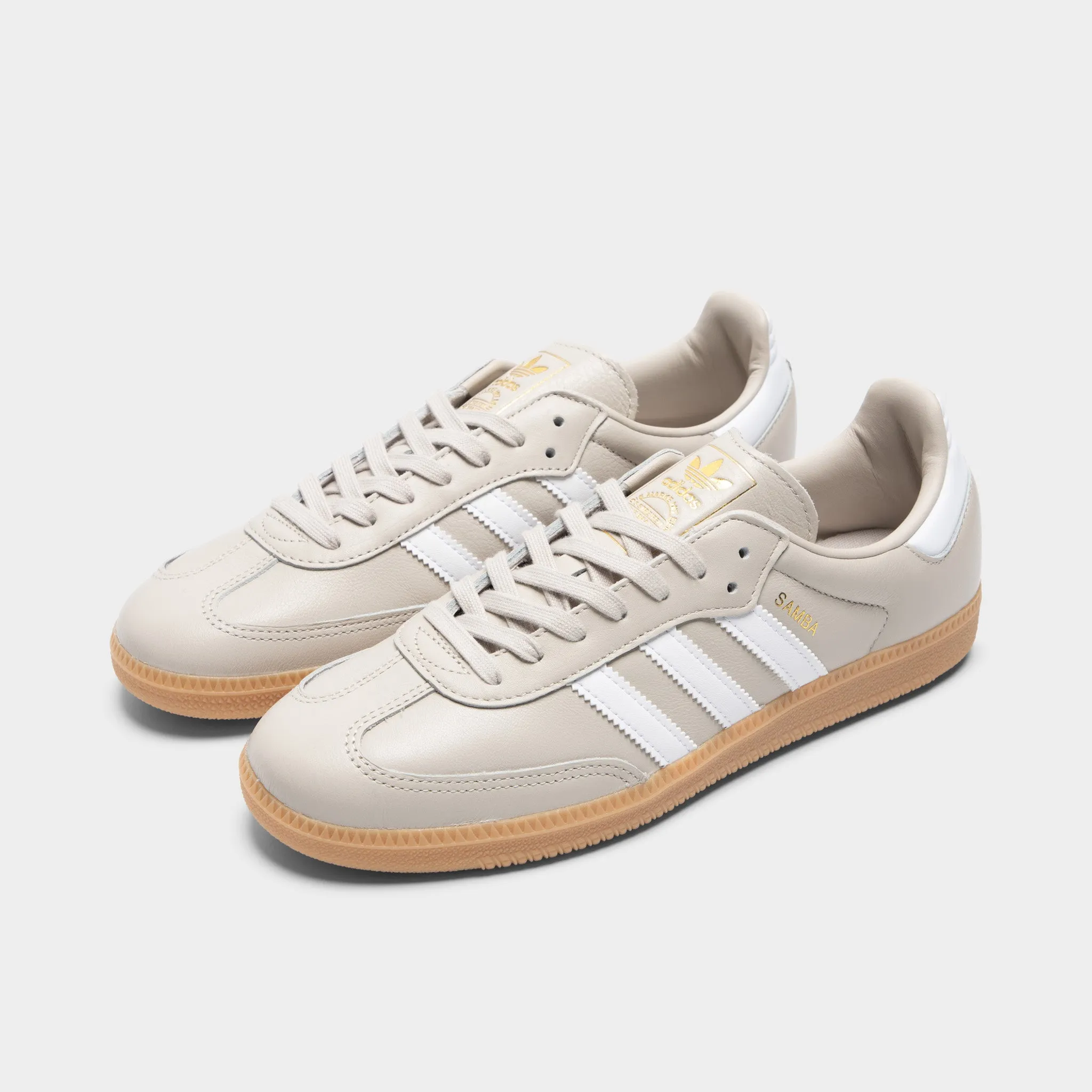 warm glow Adidas Samba OG Alluminum / White - Gum