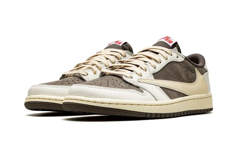 Pool Ready Air Jordan 1 Low Retro OG x Travis Scott Reverse Mocha