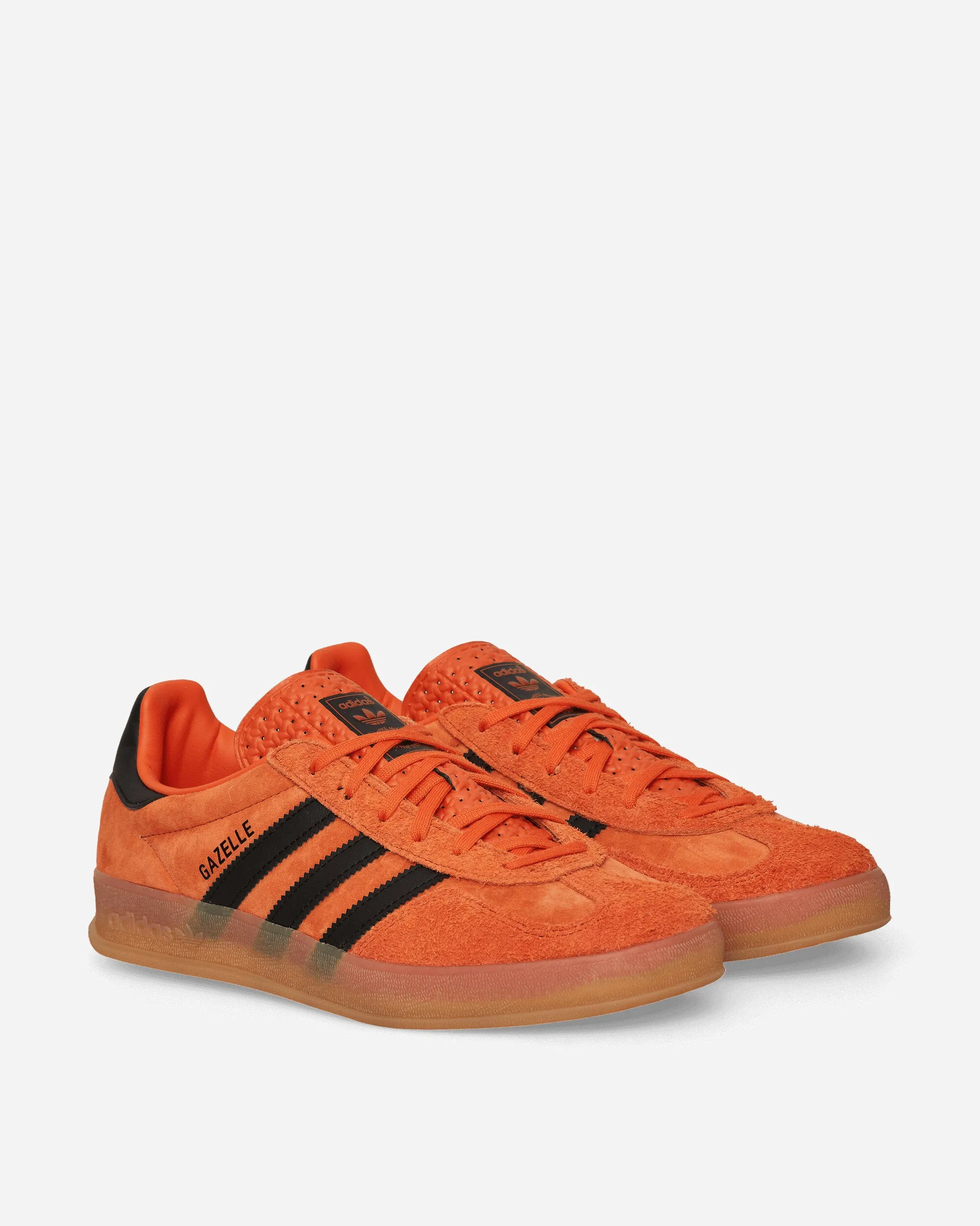 Gazelle Indoor Sneakers Orange / Core Black mesh construction