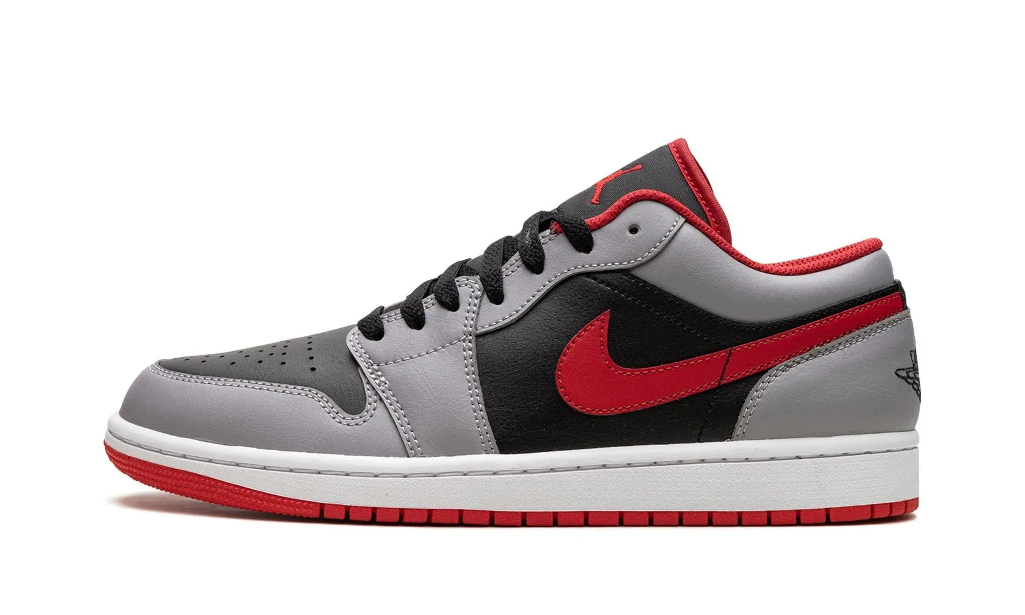 Air Jordan 1 Low 'Cement Fire Red' King Walk Wave Flow