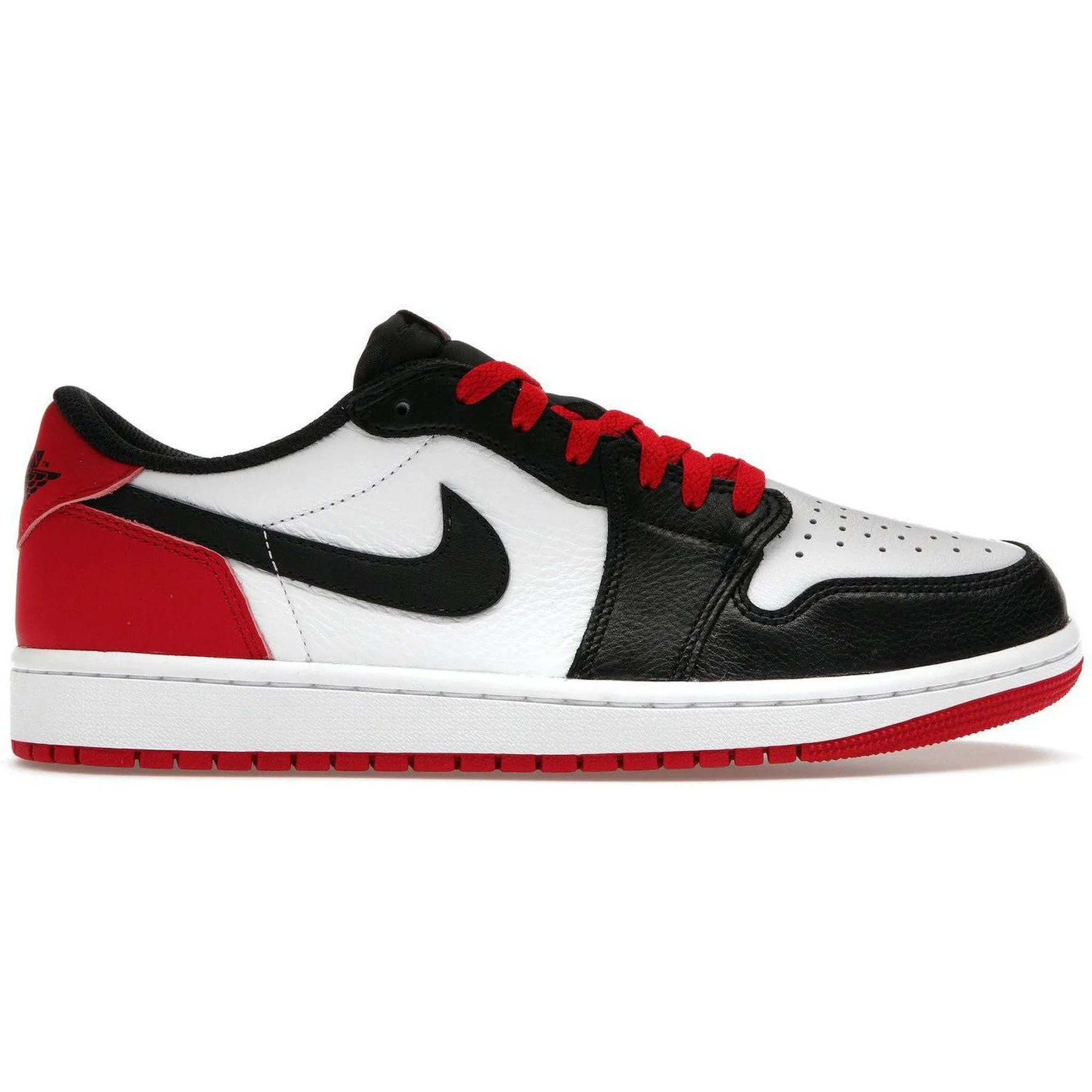 Bright Accents Jordan 1 Retro Low OG Black Toe (2023) (GS)