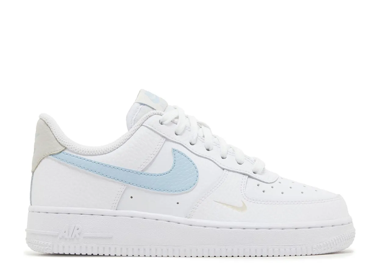 Nike Air Force 1 Low White Light Armory Blue Stretch fit Steady Ride