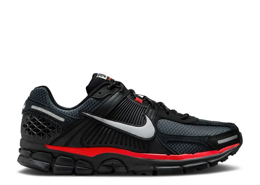 Nike Zoom Vomero 5 Black Metallic University Red adjustable - strap shoes inauguration - themed running option