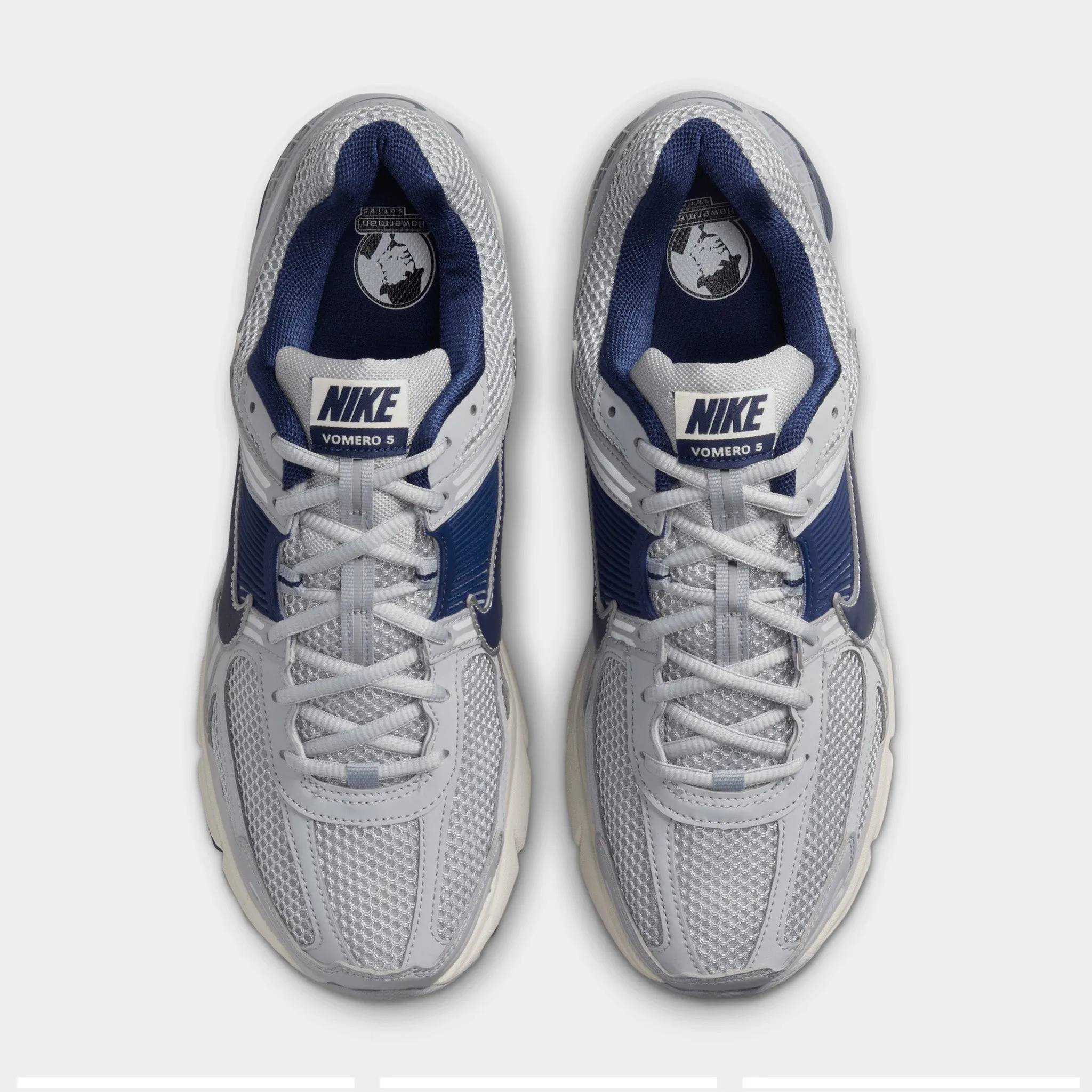 Nike Zoom Vomero 5 Vast Grey / Blue Void - Wolf Grey Stride Balance running shoes for casual female joggers