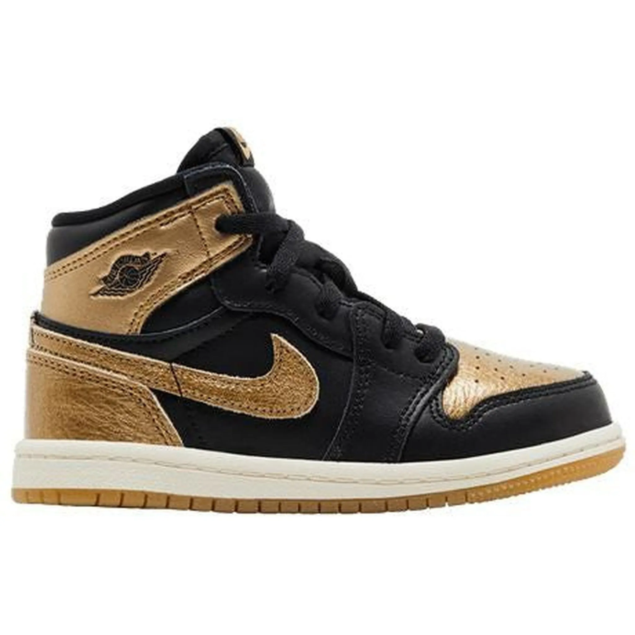 Jordan 1 Retro High OG Black Metallic Gold (TD) Snack Step