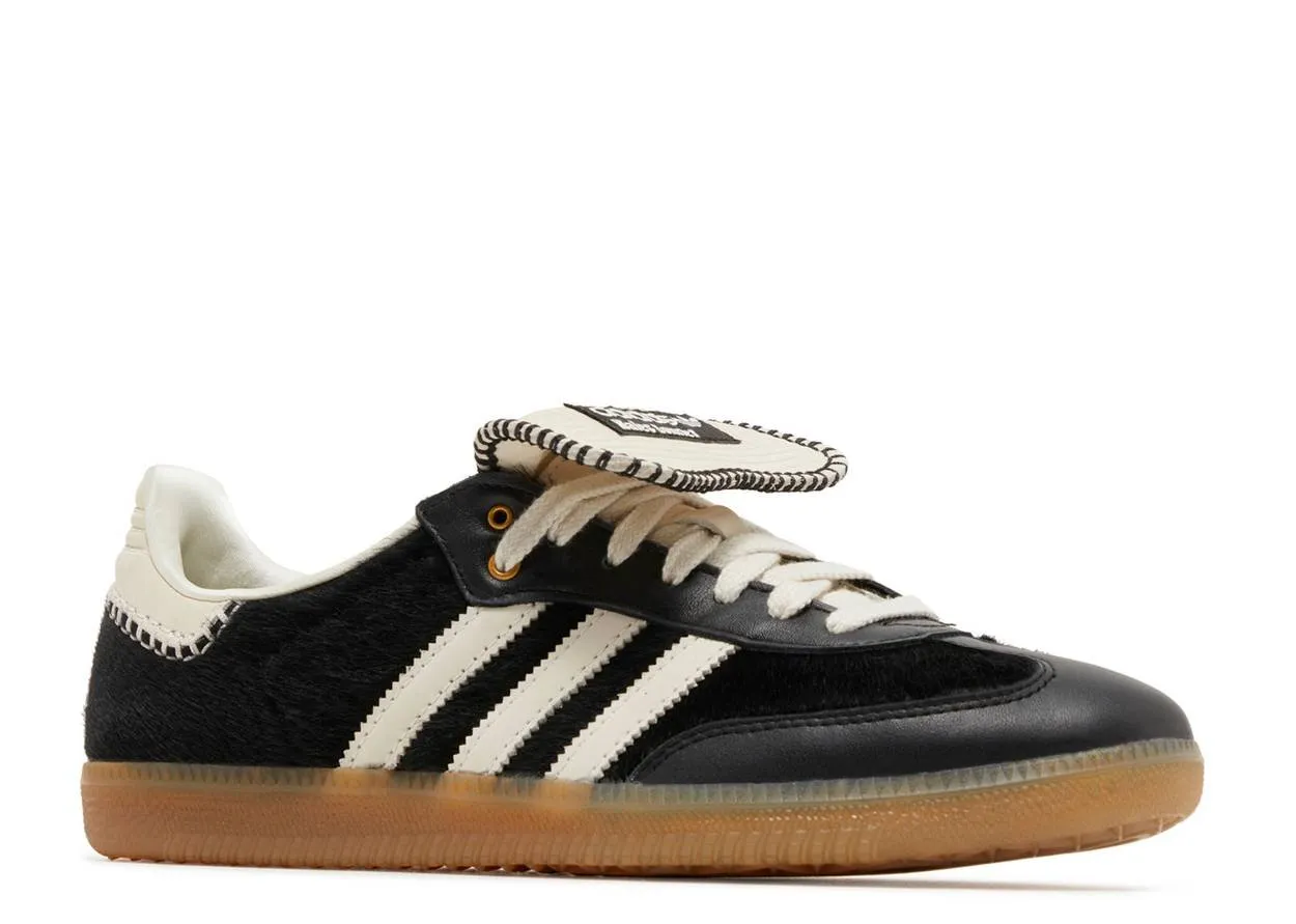 Adidas Samba Nylon Wales Bonner Core Black Walk Support Star Path