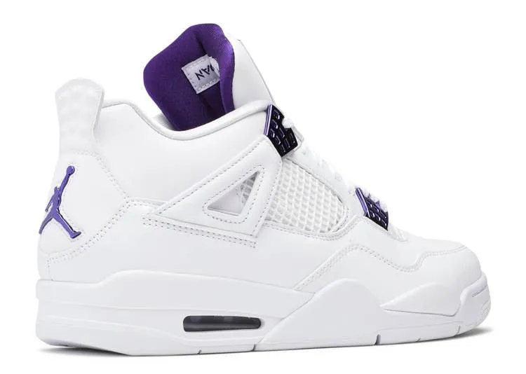 Smooth Flex Air Jordan 4 Retro Metallic Purple