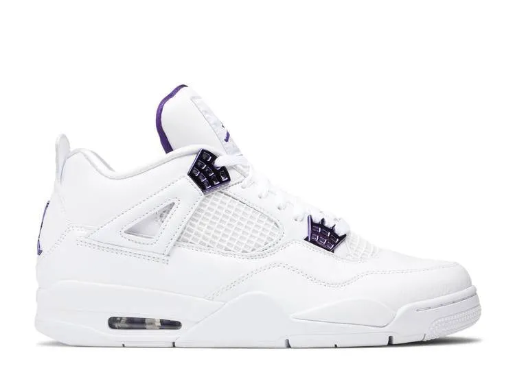 Cool Vibe Air Jordan 4 Retro Metallic Purple