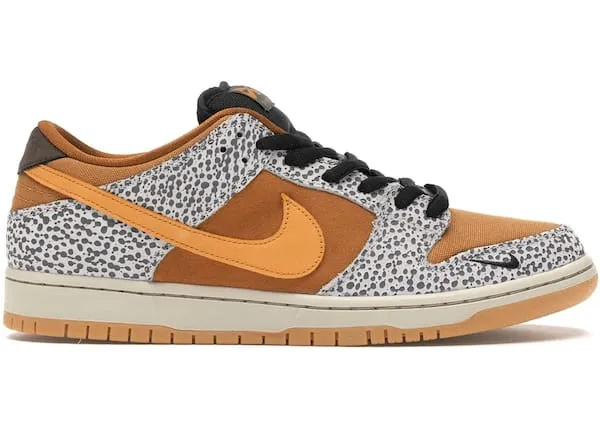 Catch Step lightweight fabric Nike SB Dunk Low Safari