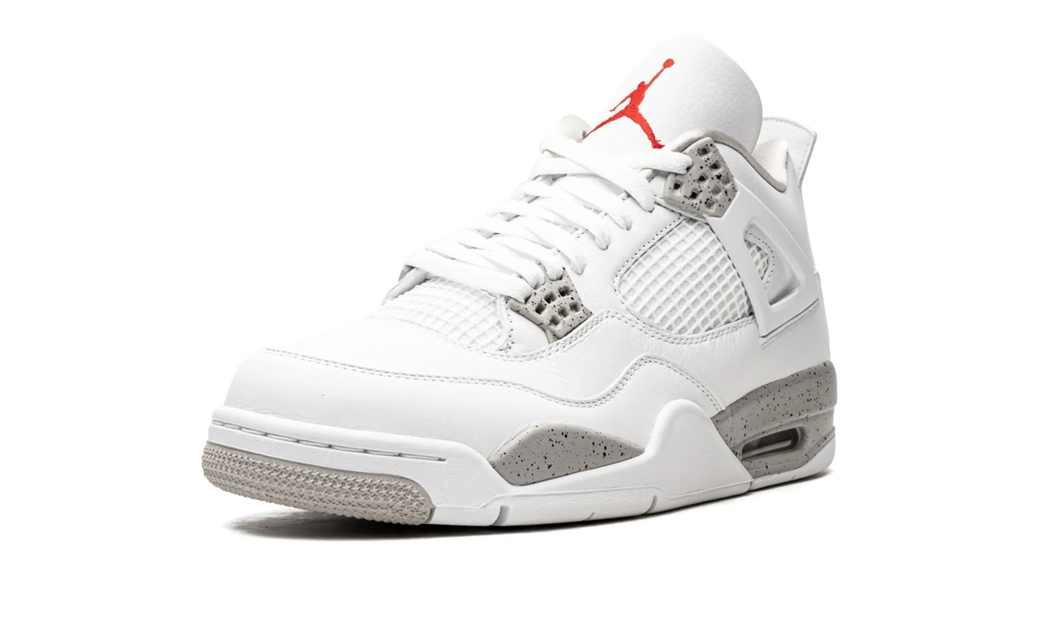 Pull Tab Urban Walking Air Jordan 4 Retro White Oreo