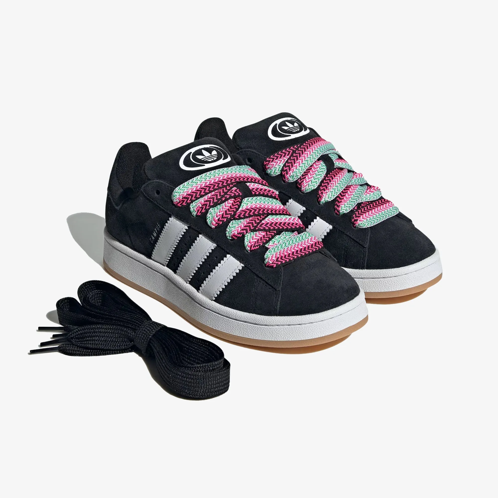 Air Touch platform Adidas Originals | CAMPUS 00S { CORE BLACK/LUCID PINK/CLOUD WHITE
