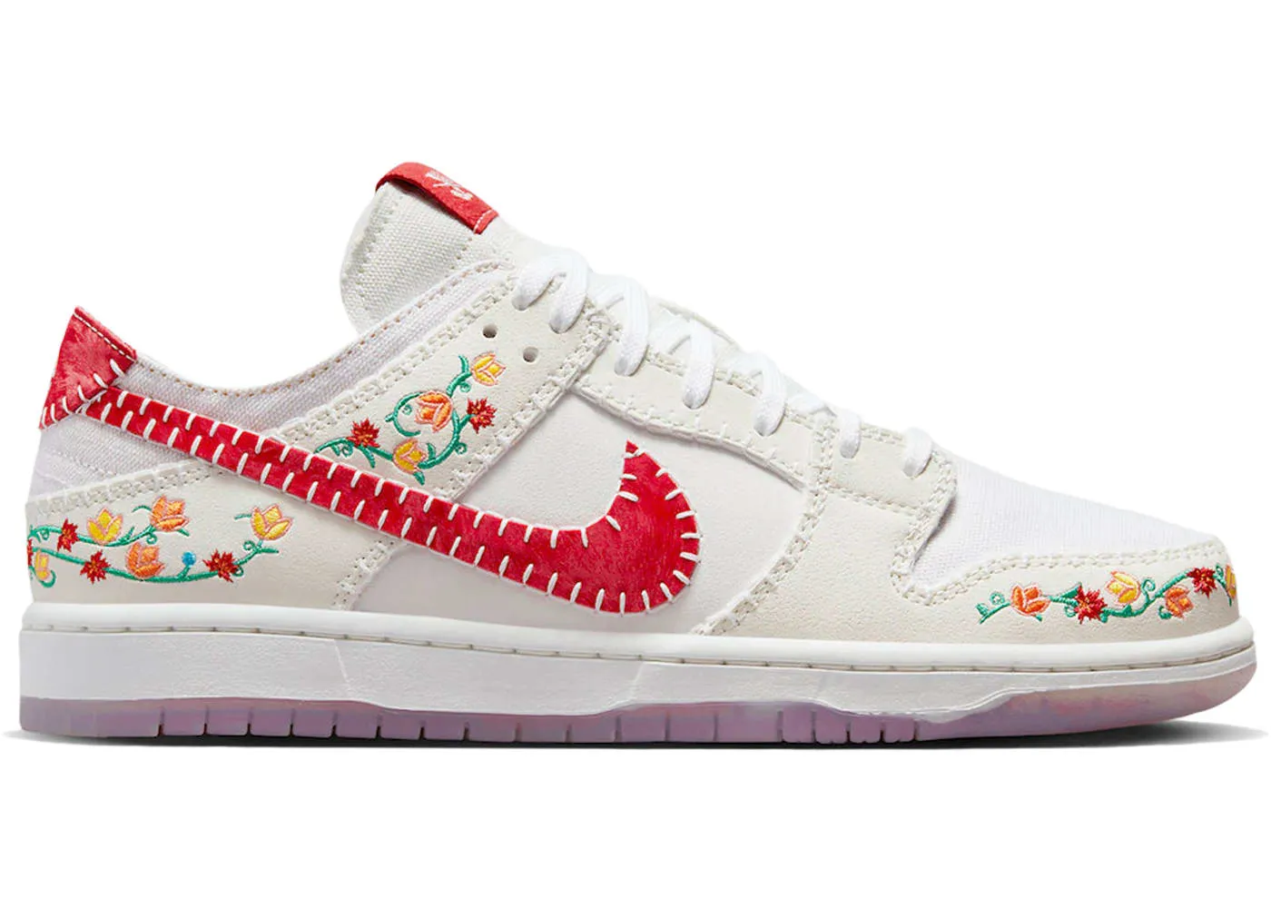 Nike SB Dunk Low Decon N7 Opti Yellow University Red Pastel tone Eco Friendly