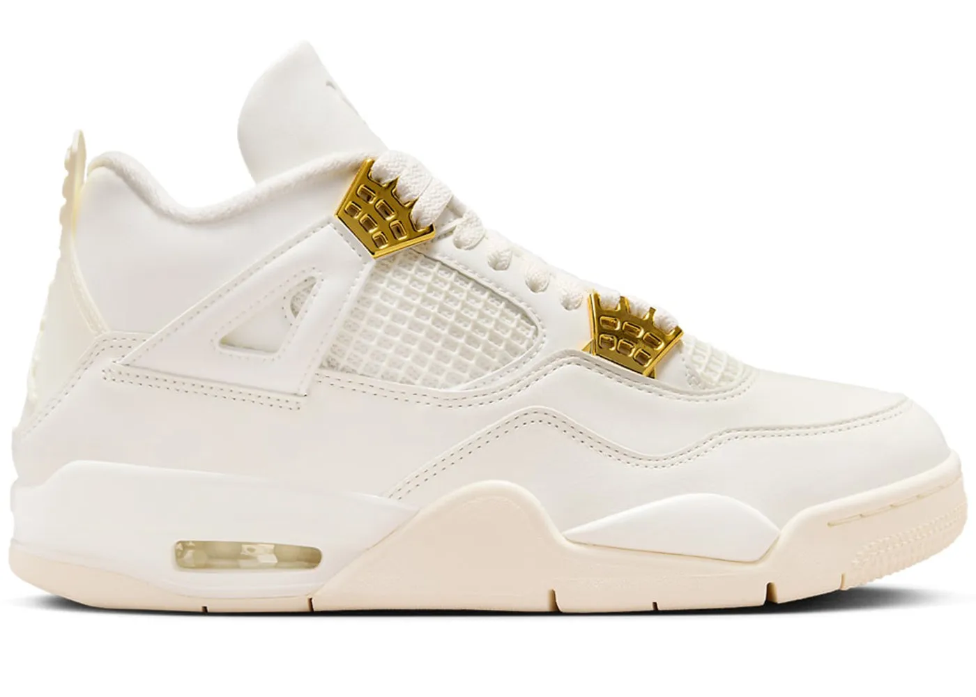 Lightweight Design JORDAN 4 RETRO METALLIC GOLD (W)