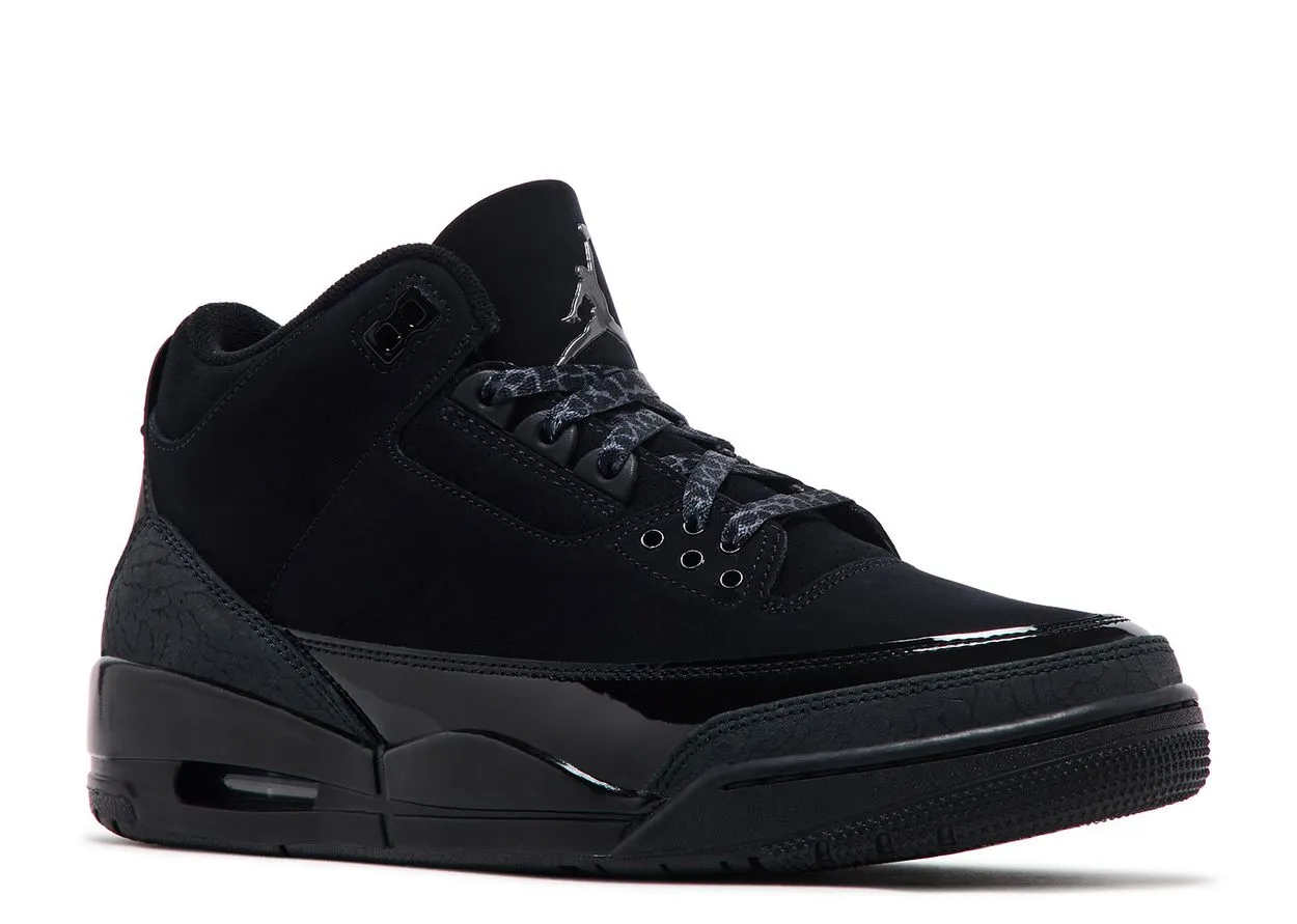 Air Jordan 3 Retro Black Cat Flexible   strap Time Saver