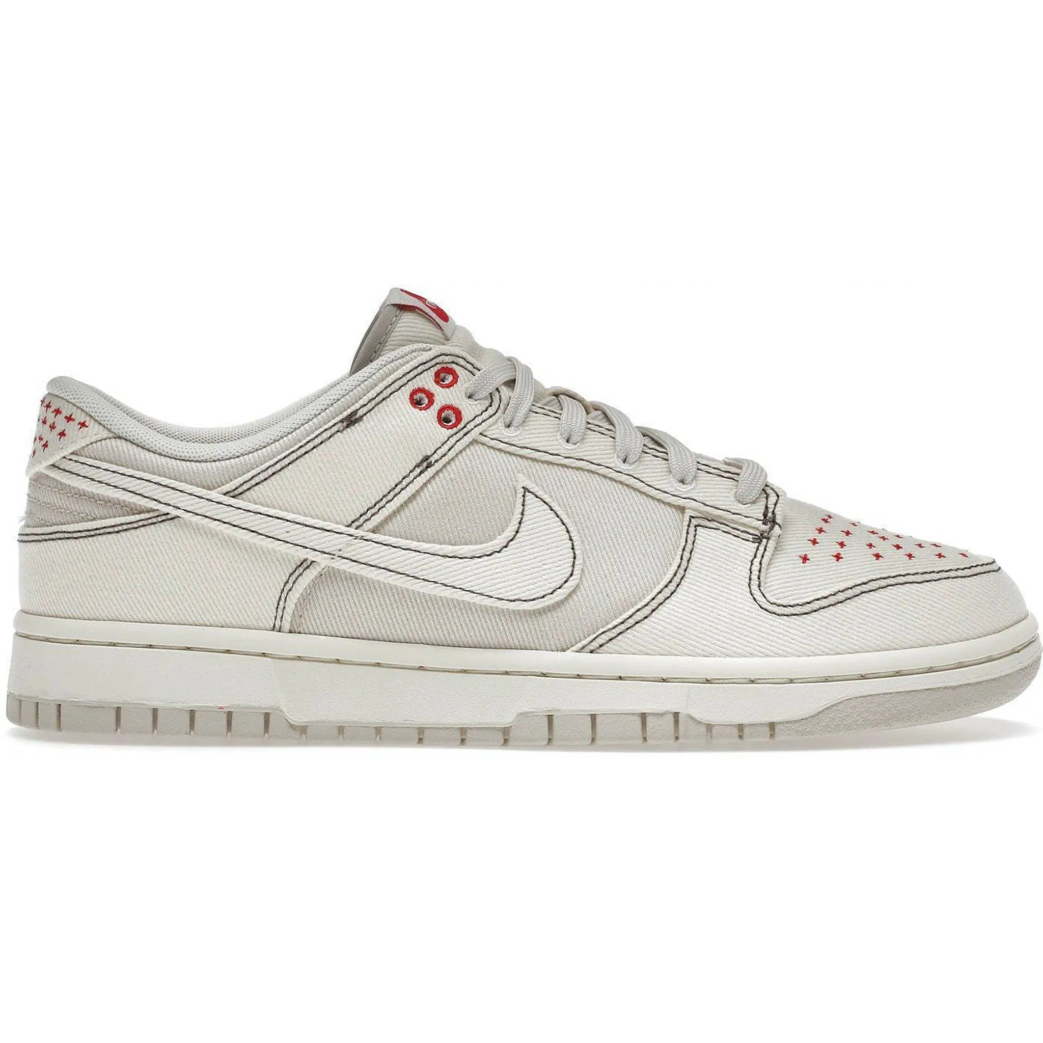 Nike Dunk Low Light Orewood Brown Sashiko Travel Pair Shore Jog