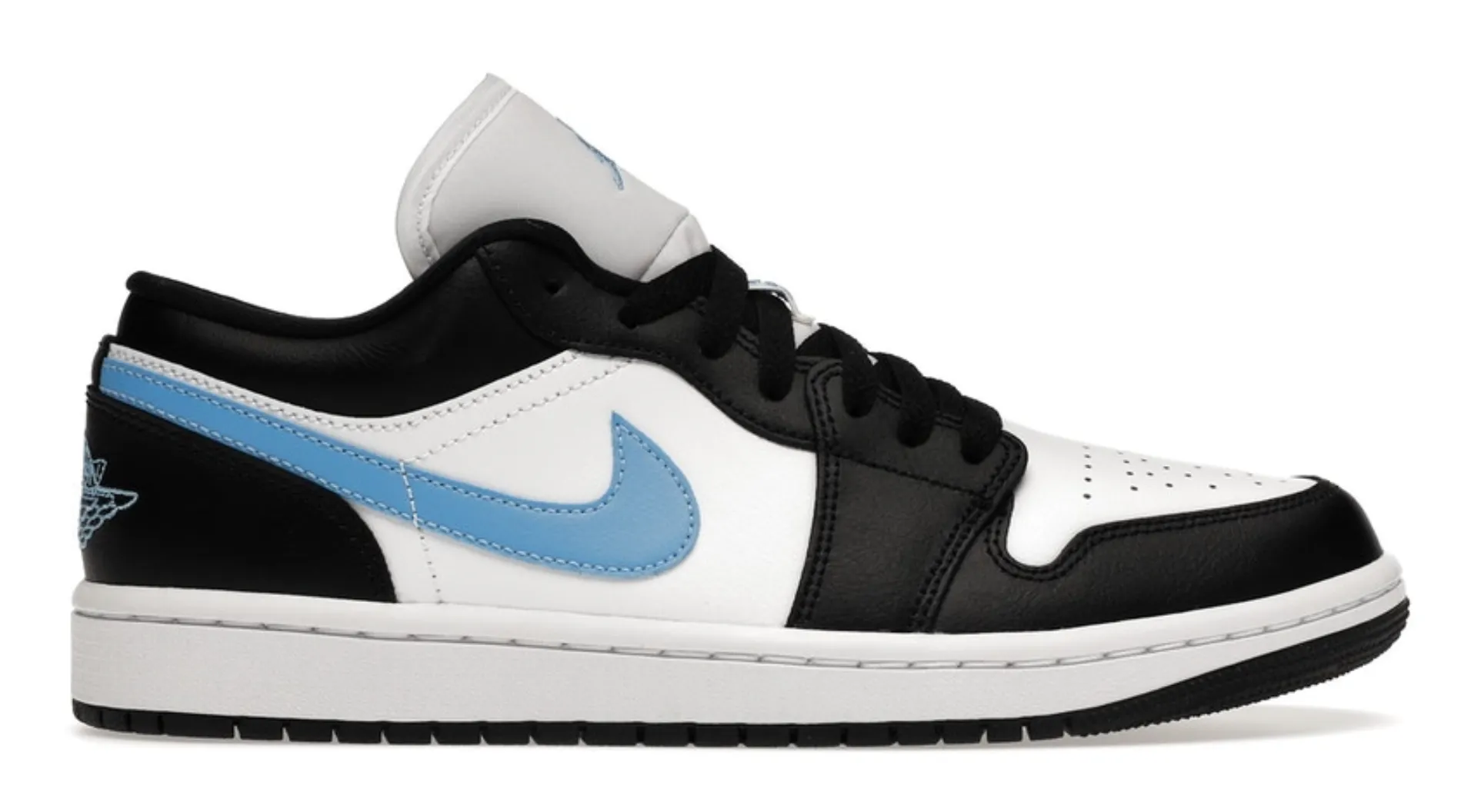 Buckle Closure JORDAN 1 LOW BLACK UNIVERSITY BLUE WHITE (W)